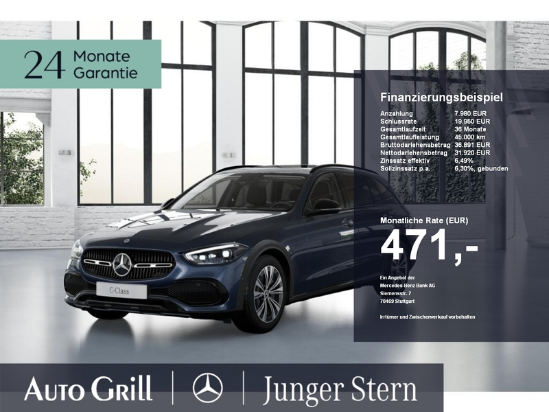 Mercedes-Benz C 220 T d 4M ALL Terrain Night Pano nur 3000km
