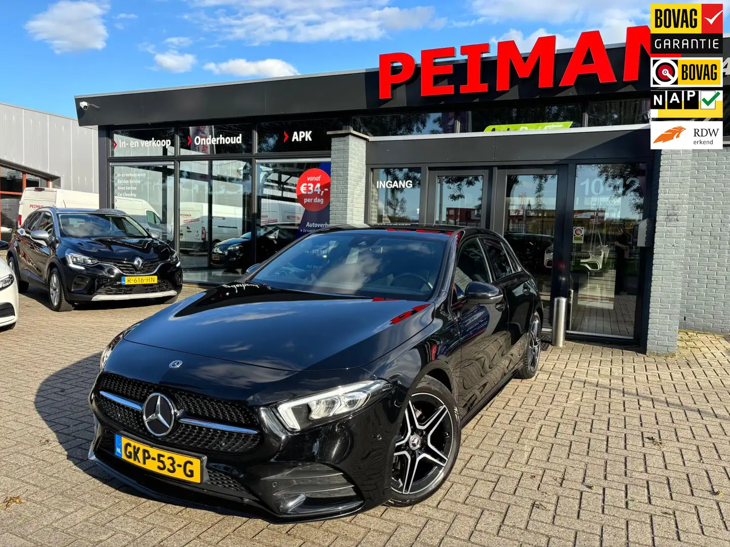 Mercedes-Benz A 200 AMG-Line Zwart - 1