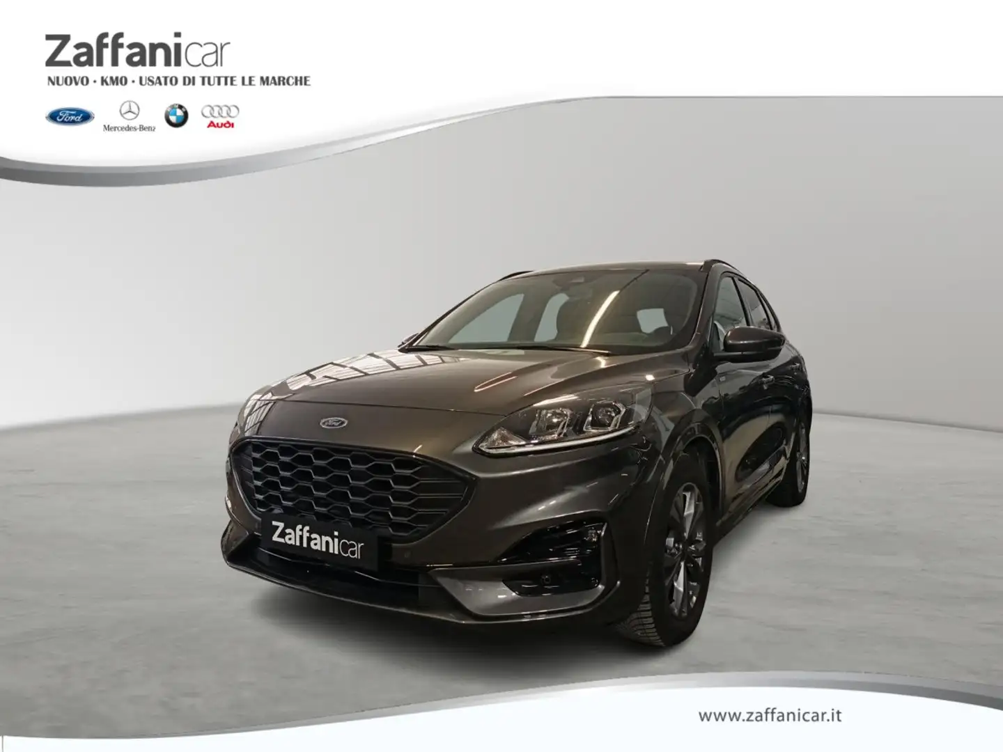 Ford Kuga 2.0 EcoBlue 120 CV aut. 2WD ST-Line Grijs - 1