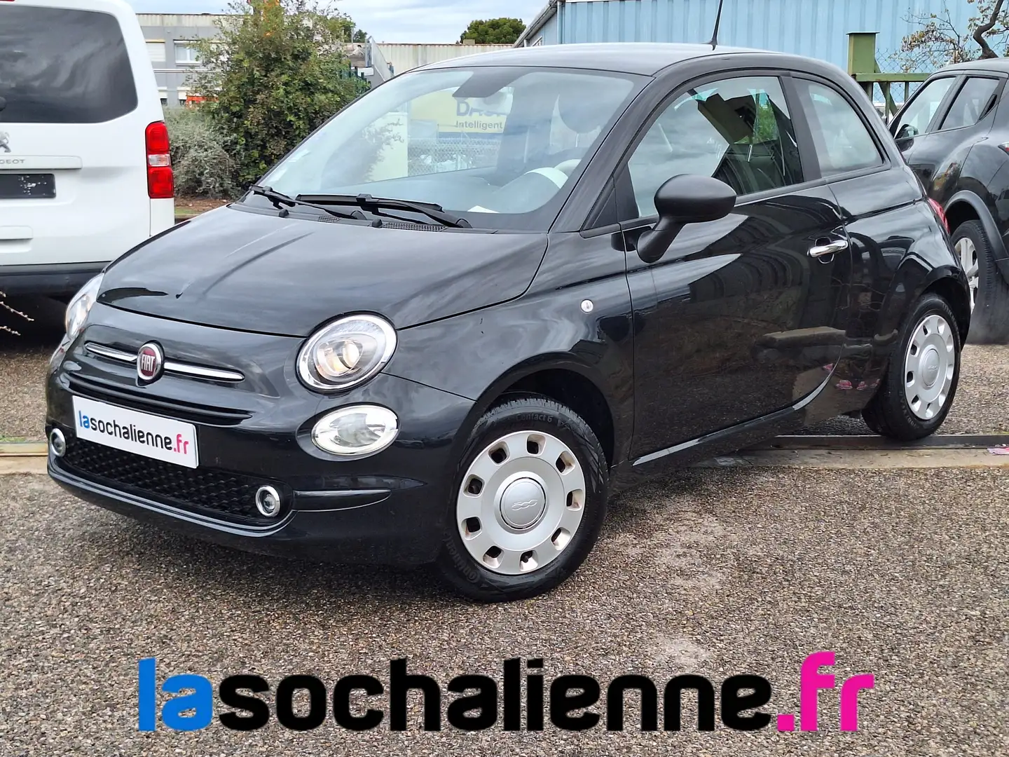 Fiat 500 1.0 70 ch Hybride BSG S/S Noir - 1