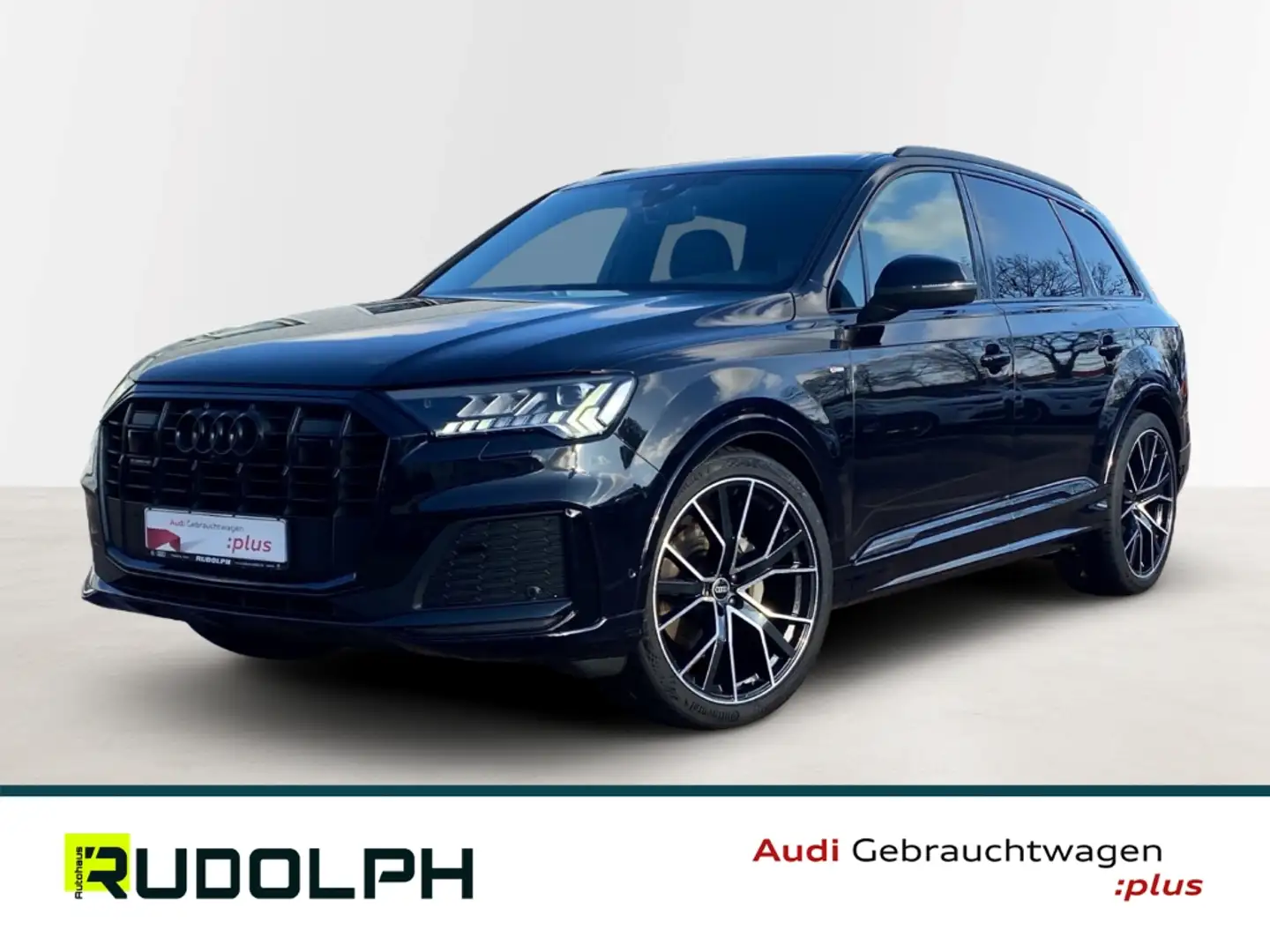 Audi Q7 50 TDI qu. S line MATRIX ACC AHK Luft 22'' Schwarz - 1
