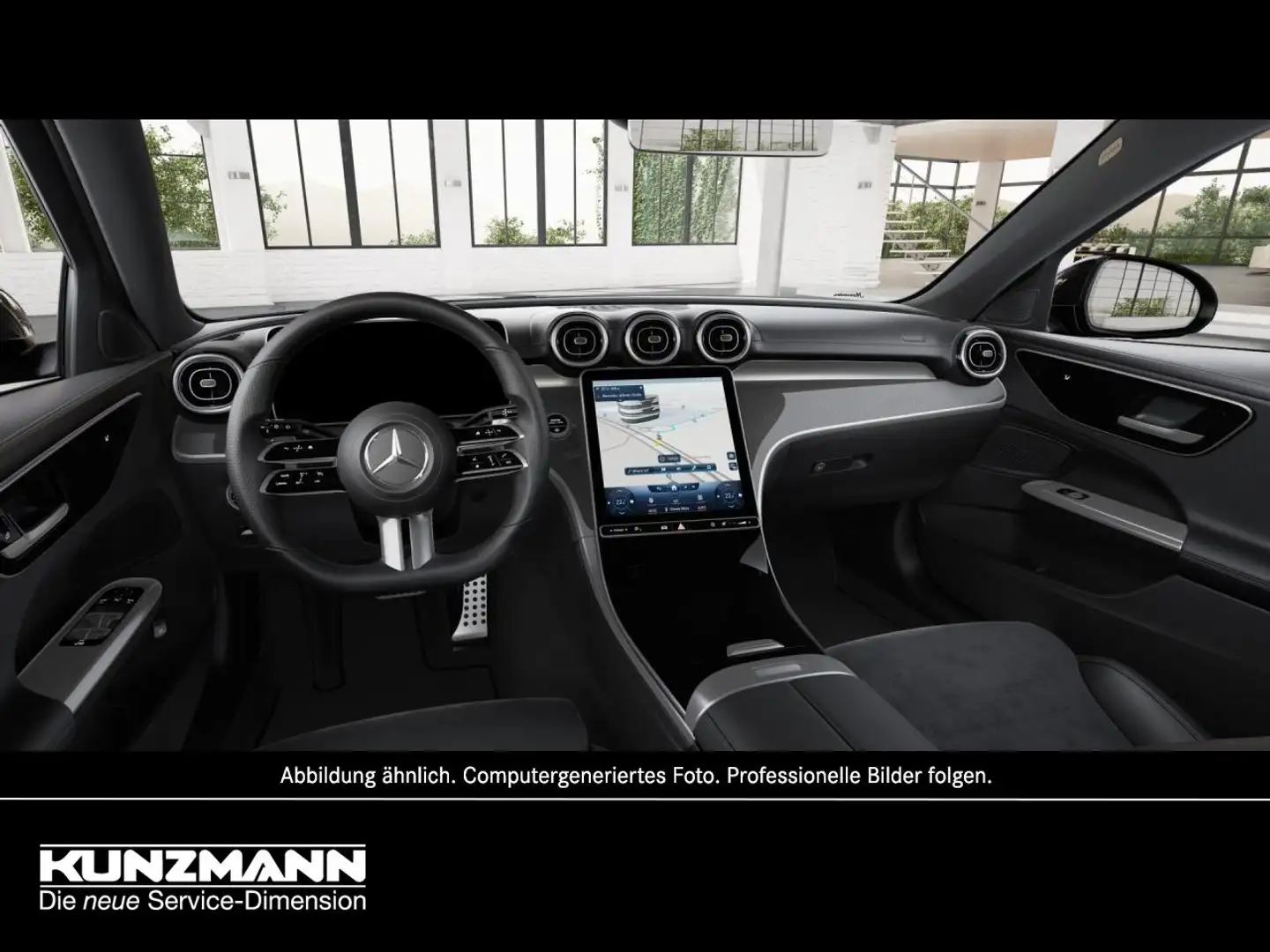 Mercedes-Benz C 300 d T AMG Night MBUX Navi-Prem AHK EasyPack Grau - 2