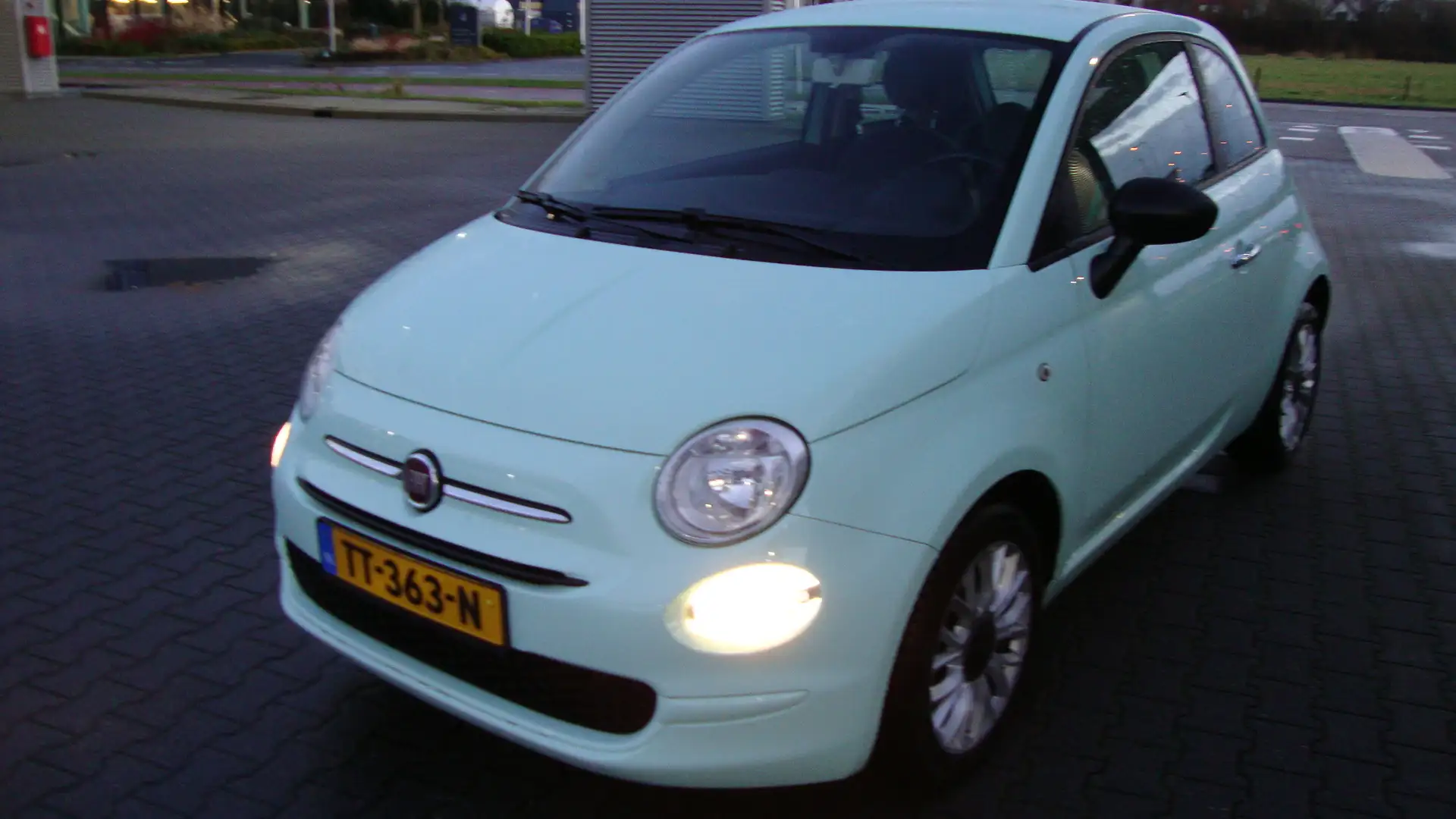 Fiat 500 TA Turbo 80pk Young Groen - 1