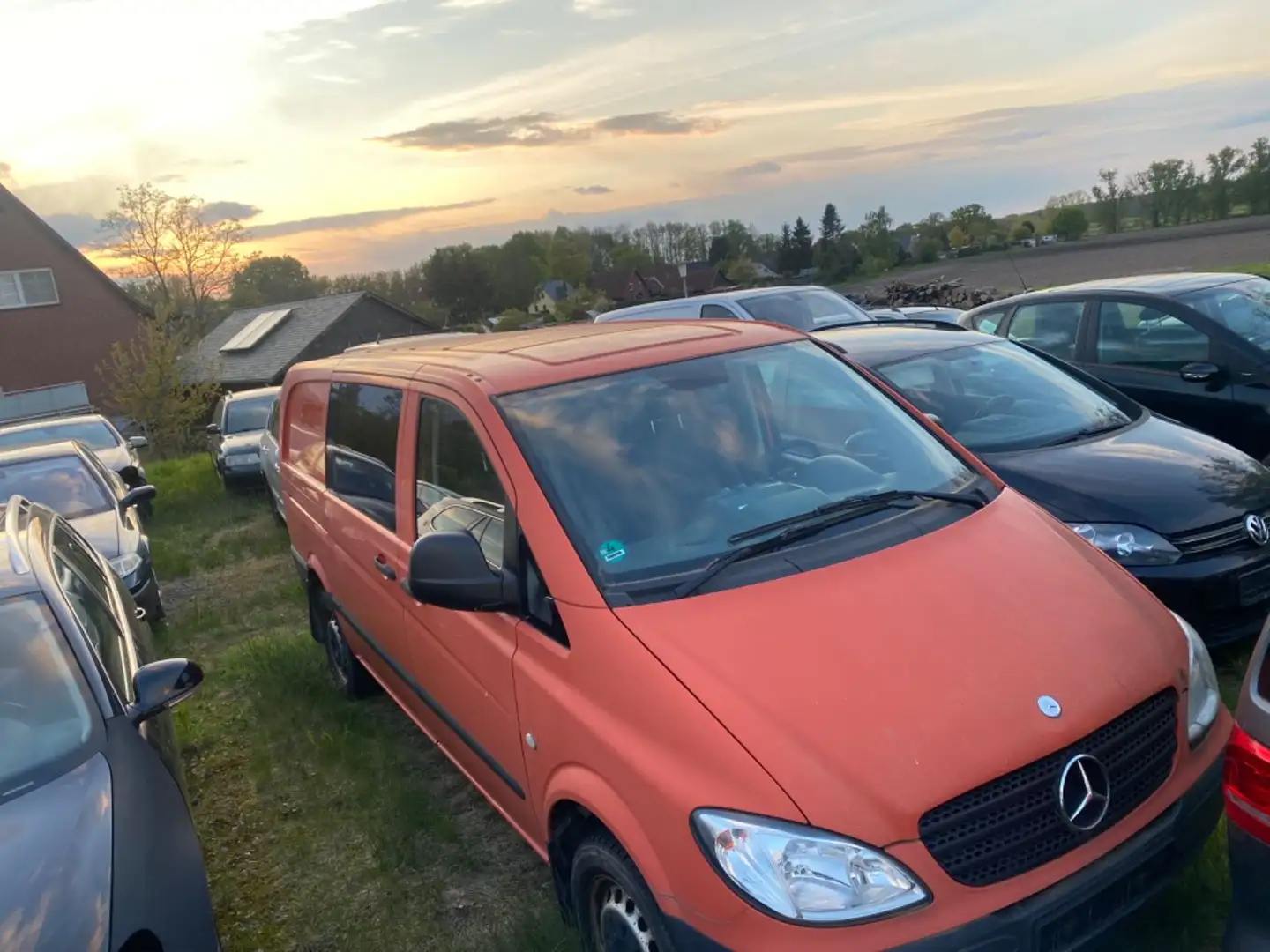 Mercedes-Benz Vito Mixto 115 CDI lang 1.HAND KLIMA AHK 5-SITZE Arancione - 1