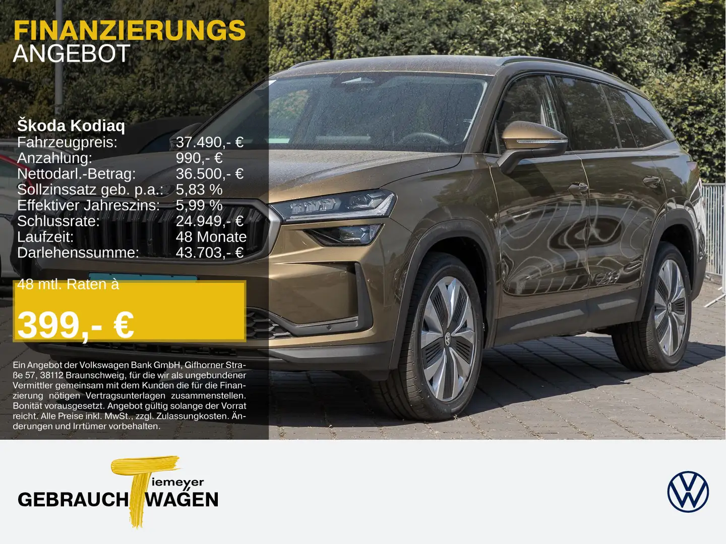 Skoda Kodiaq 1.5 TSI DSG SELECTION LOUNGE LM19 NAVI KA Gold - 1