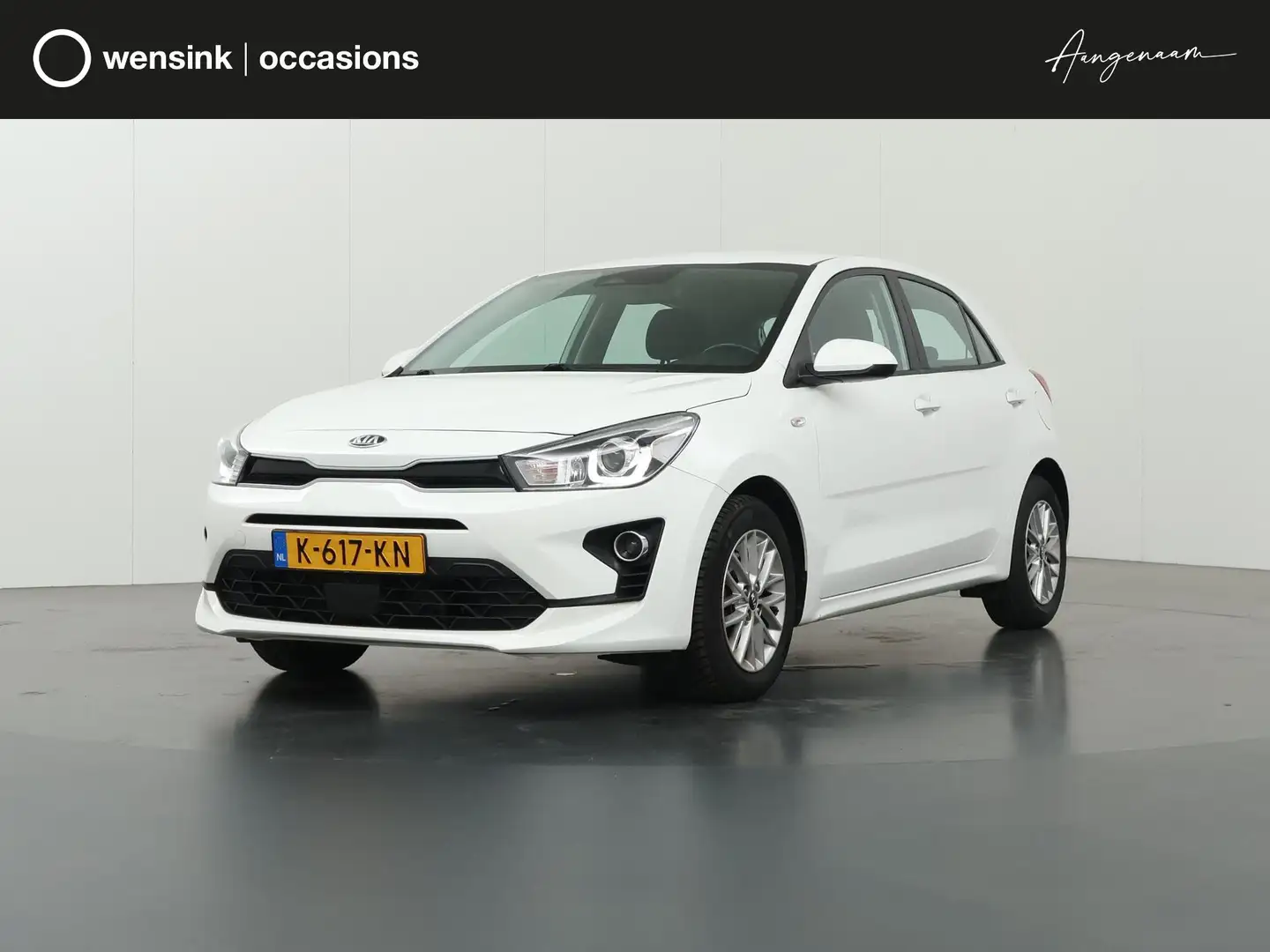 Kia Rio 1.0 T-GDi MHEV DynamicLine | Navigatie | Parkeerca Blanc - 1