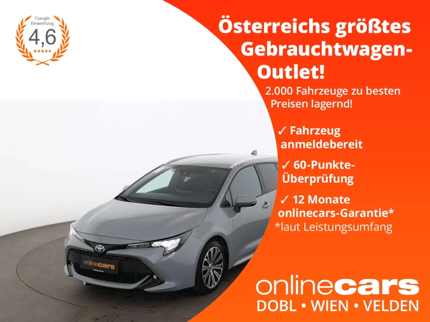 Toyota Corolla T.S 1.8 Active Drive Hybrid Aut LED RADAR Gri - 1