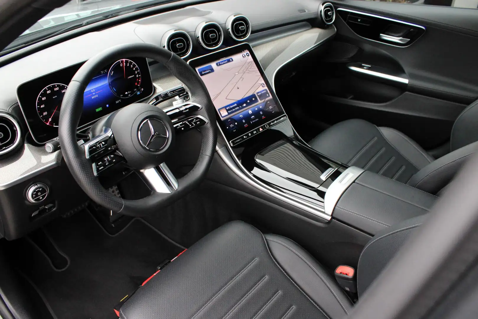 Mercedes-Benz C 300 e AMG Estate Pano | Trekhaak | Dodehoekassistent | Gris - 2