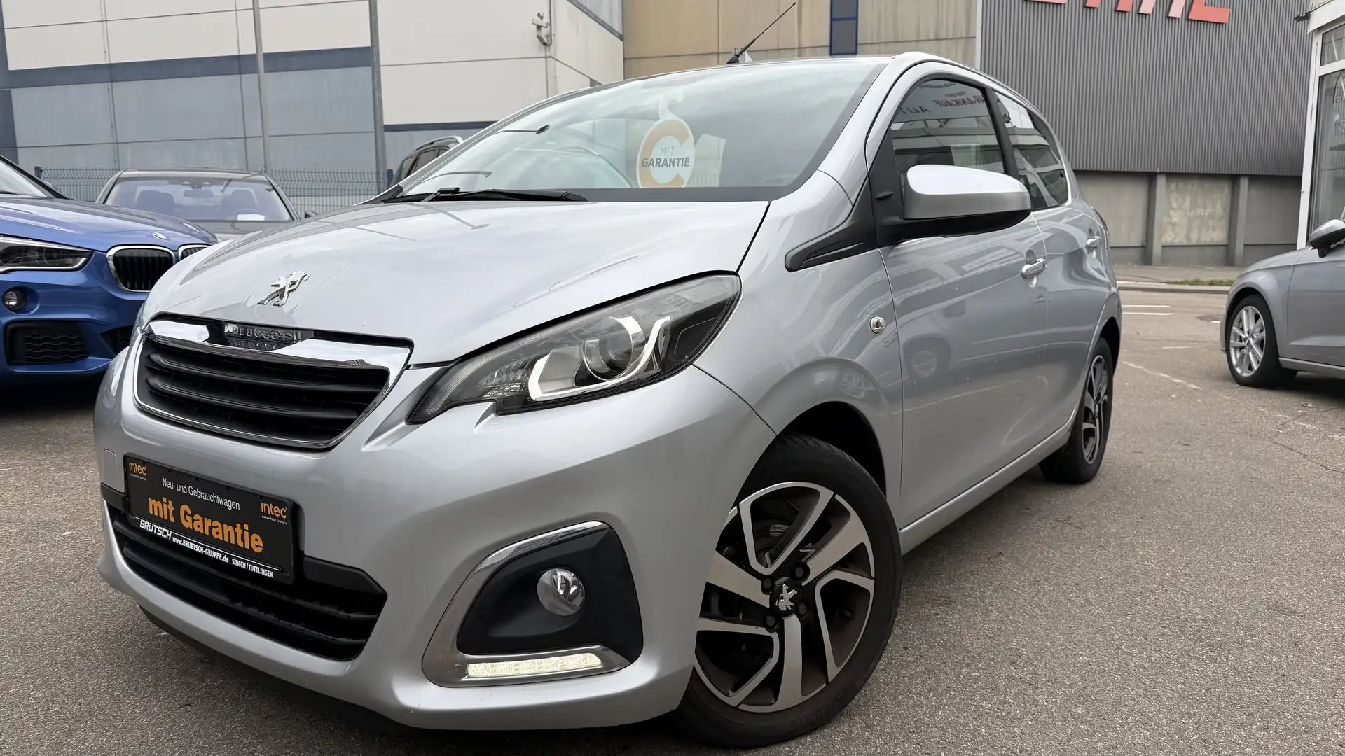 Peugeot 108 Allure 2.HD Klimaauto Rückfahrkamera NEU TÜV Grau - 1
