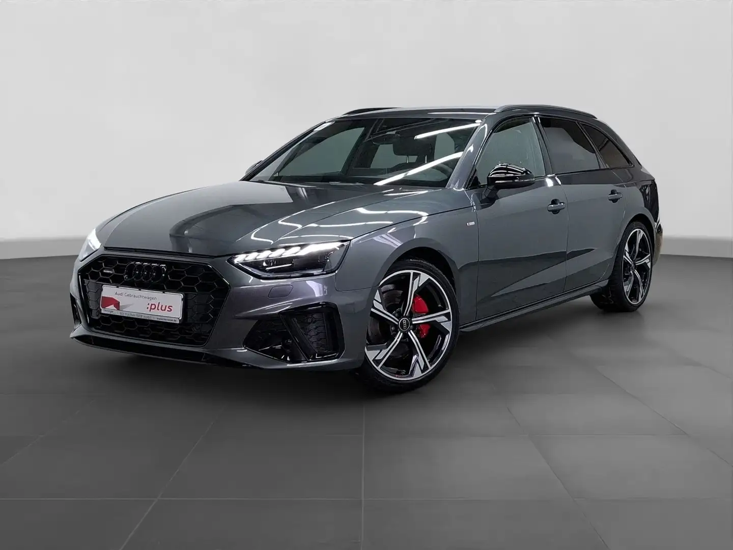 Audi A4 40 TFSI Q 2x S LINE MATRIX AHK LM19 PDC Grau - 2