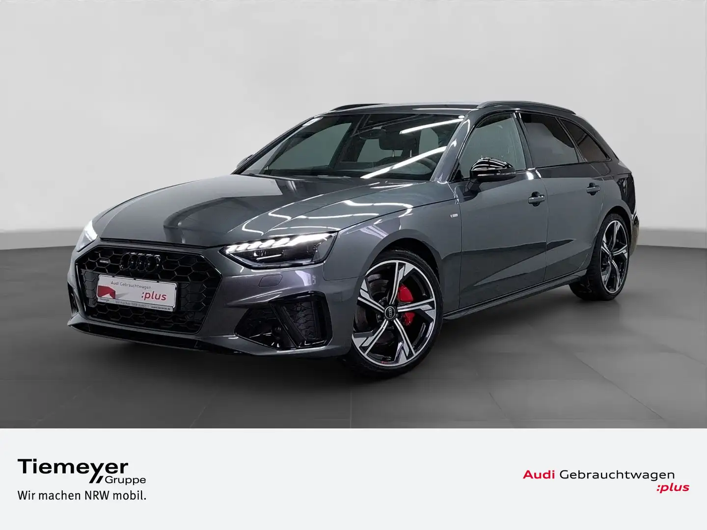 Audi A4 40 TFSI Q 2x S LINE MATRIX AHK LM19 PDC Grau - 1