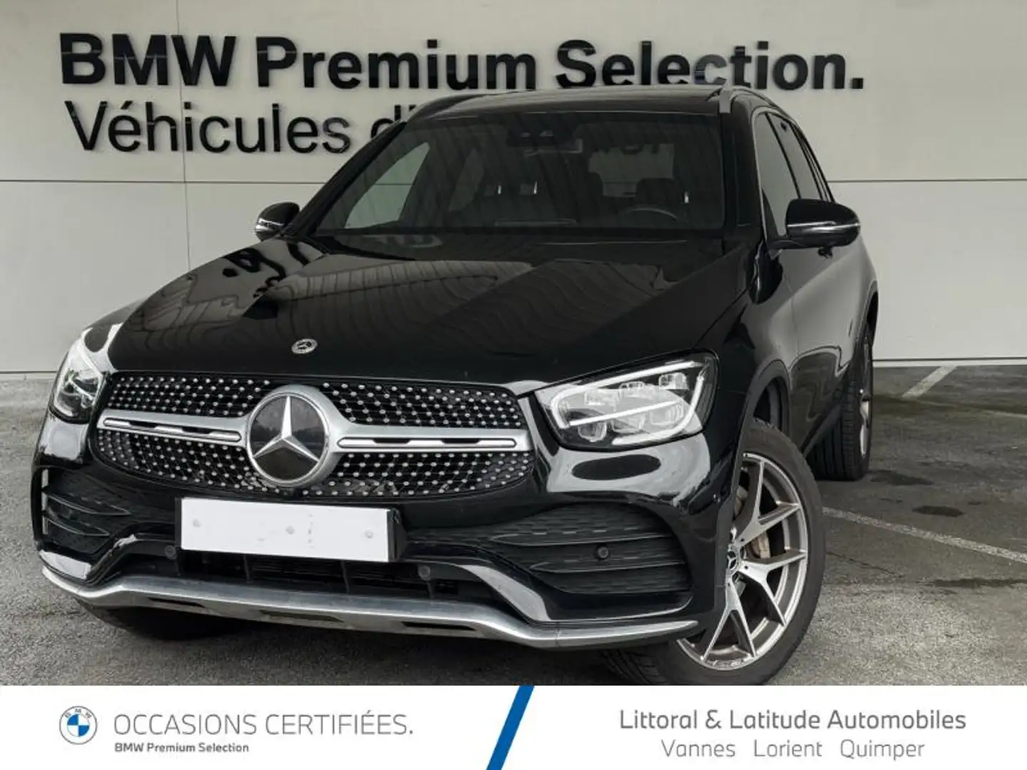 Mercedes-Benz GLC 300 300 de 194+122ch AMG Line 4Matic 9G-Tronic Noir - 1