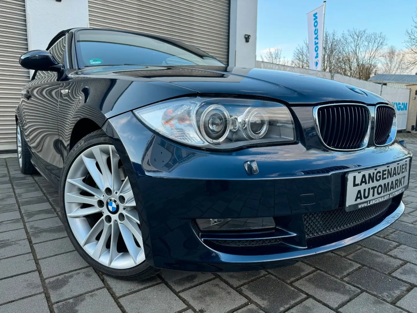 BMW 118 1 Cabrio 118i Sport paket-Aus 1.Hd"Bi-Xen"Leder Blau - 1