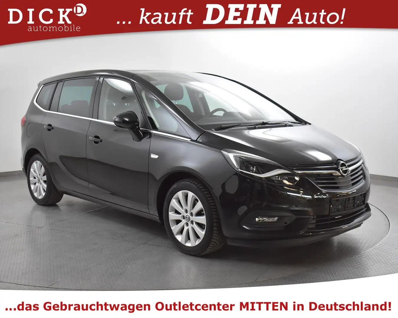 Opel Zafira 1.6 CDTI Busi Innov 7SI+PANO+NAVI+LED+AHK Schwarz - 1