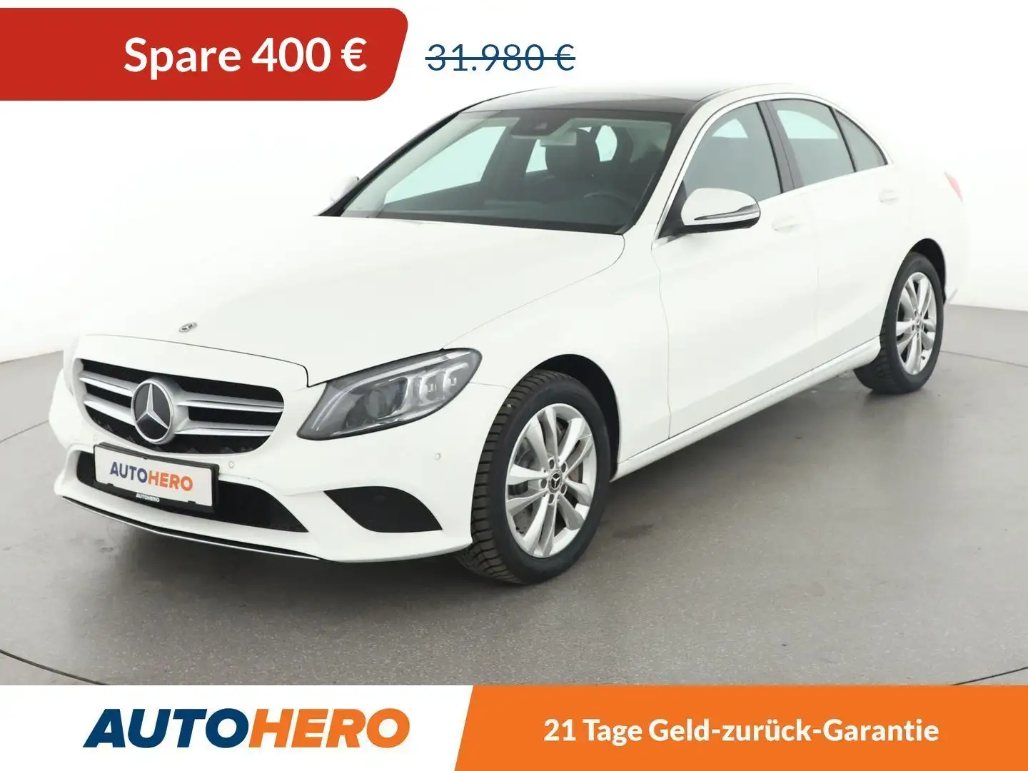 Mercedes-Benz C 400 C 400 4Matic Avantgarde Aut.*NAVI*LED*CAM*PANO* Blanco - 1