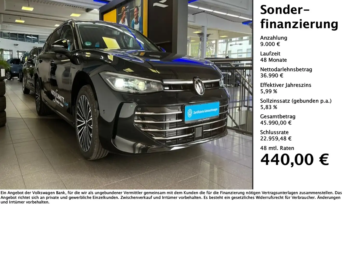 Volkswagen Passat Variant Elegance 2.0 TDI DSG LED-MATRIX+NAVI+ACC Schwarz - 1