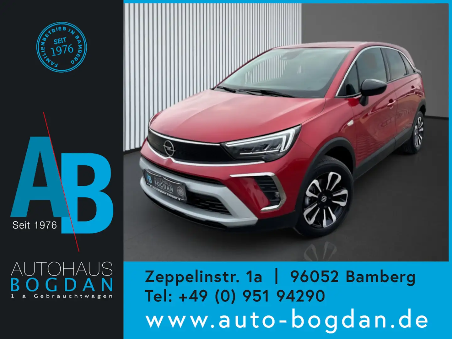 Opel Crossland Elegance Automatik*Navi*Kamera*Tempomat Rot - 1