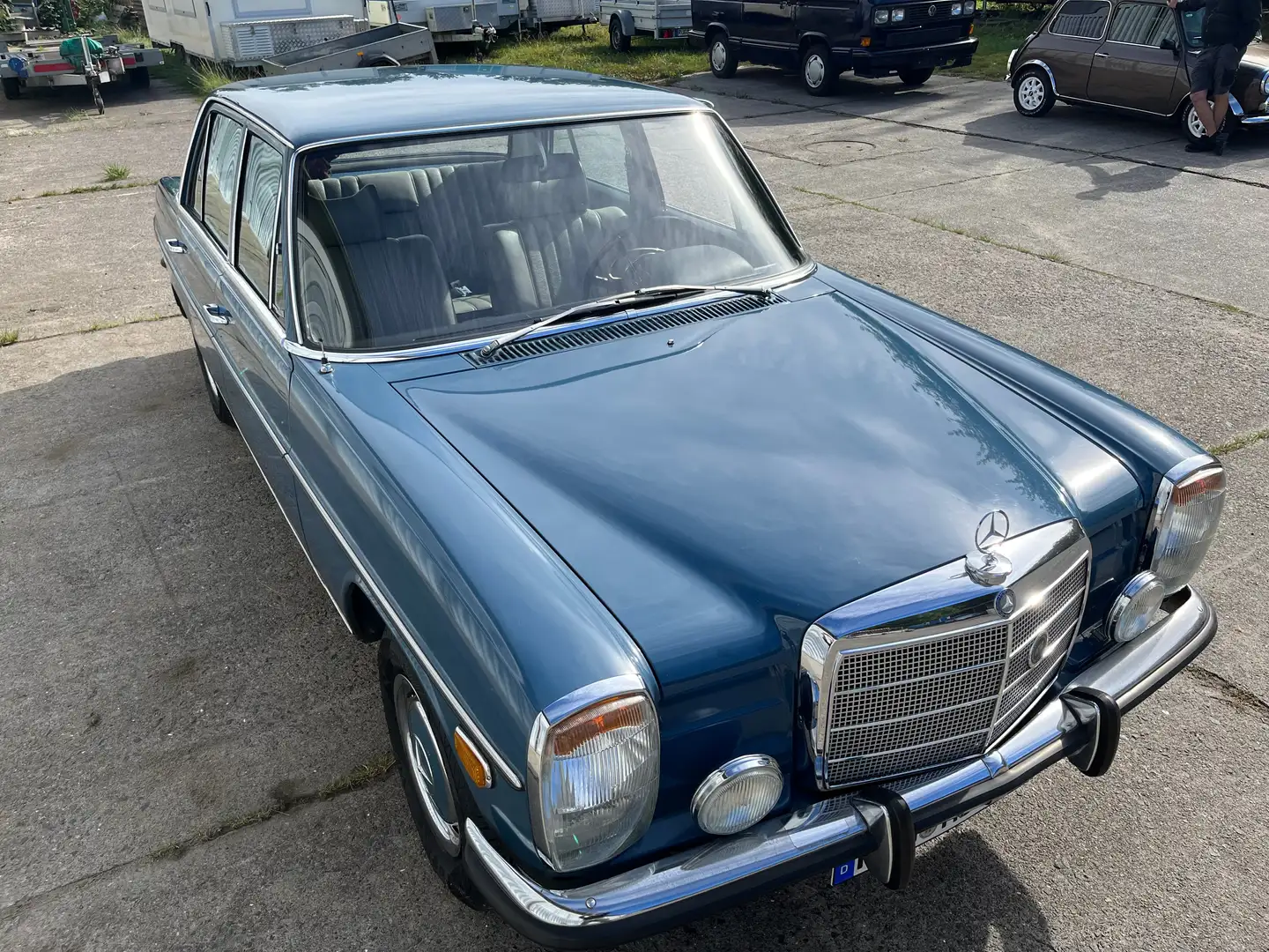Mercedes-Benz 220 /8, W 114 Diesel, Matching number, H-Kennz., HU Blu/Azzurro - 2