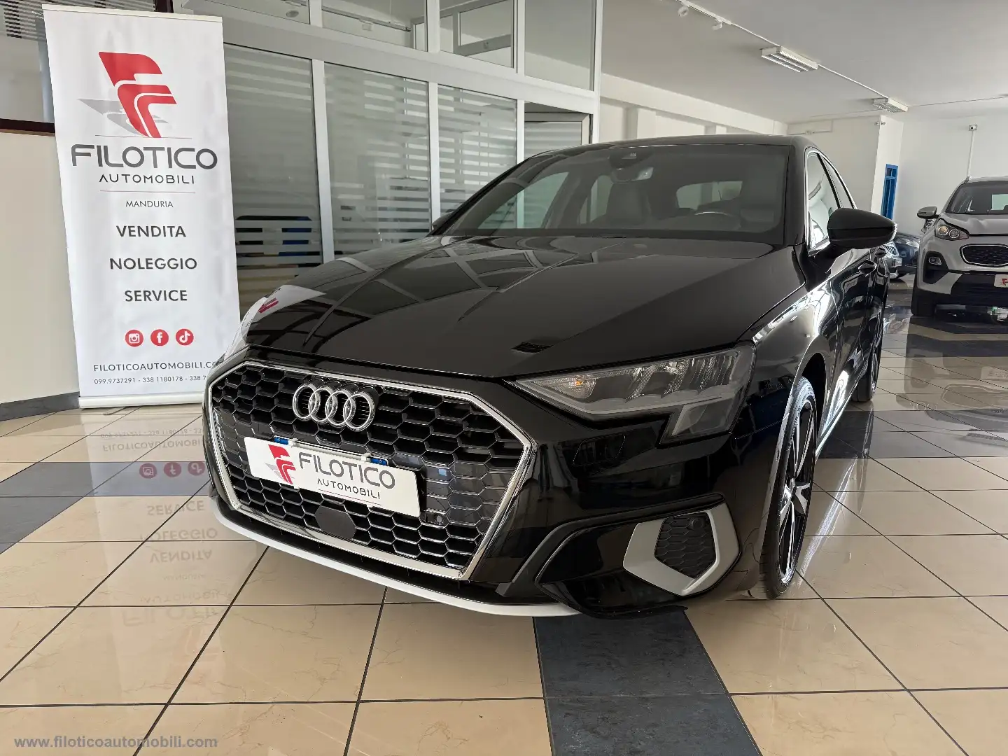 Audi A3 SPB 35 TDI 150CV S tronic Business Advanced PACK S Zwart - 1