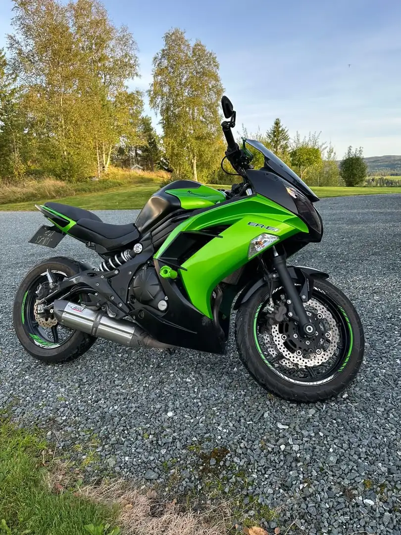 Kawasaki ER - 6 F Verde - 1