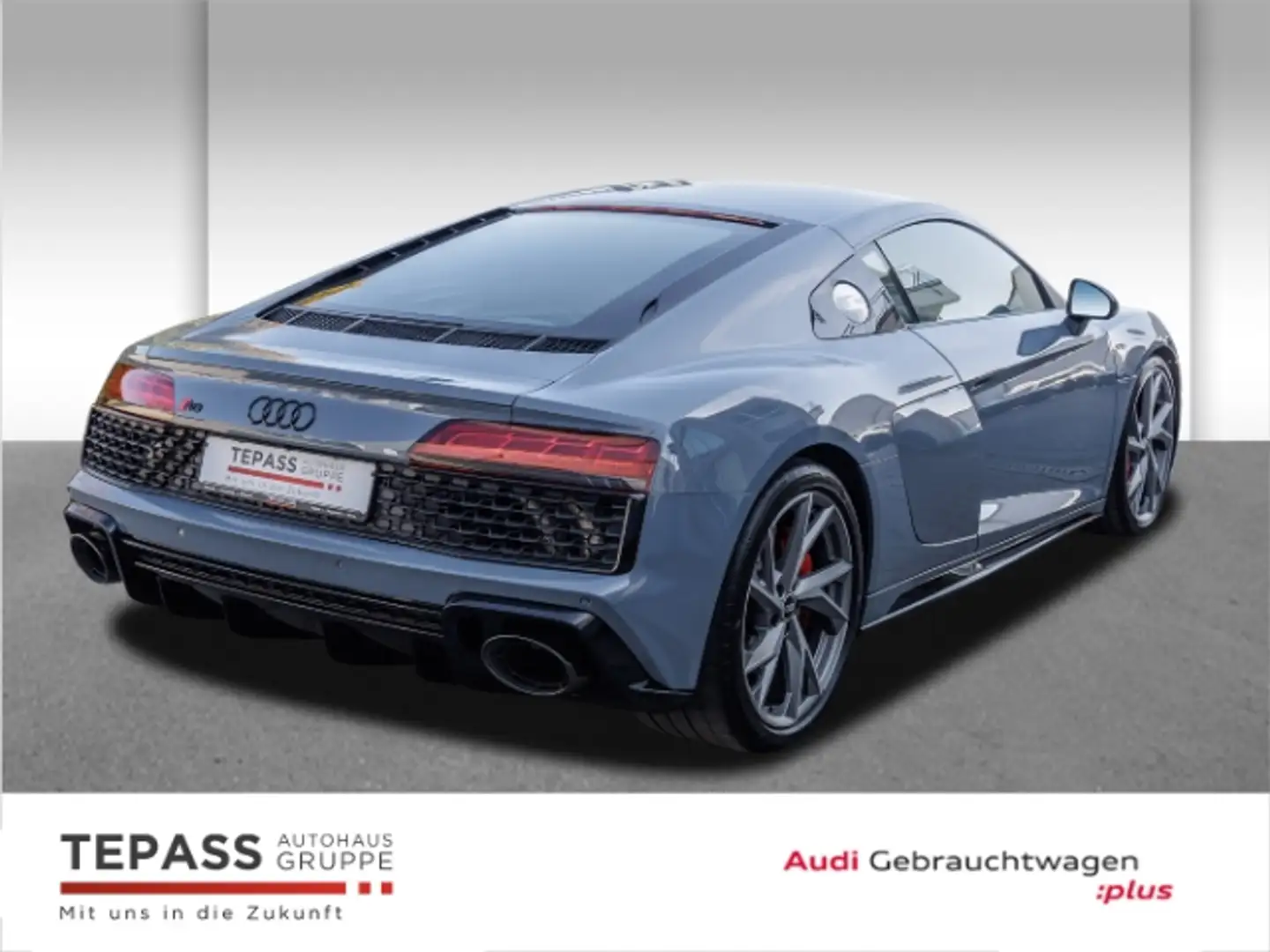 Audi R8 Coupe 5.2 FSI RWD LASER VOLLEDER NAVO B&O STAHL Šedá - 2