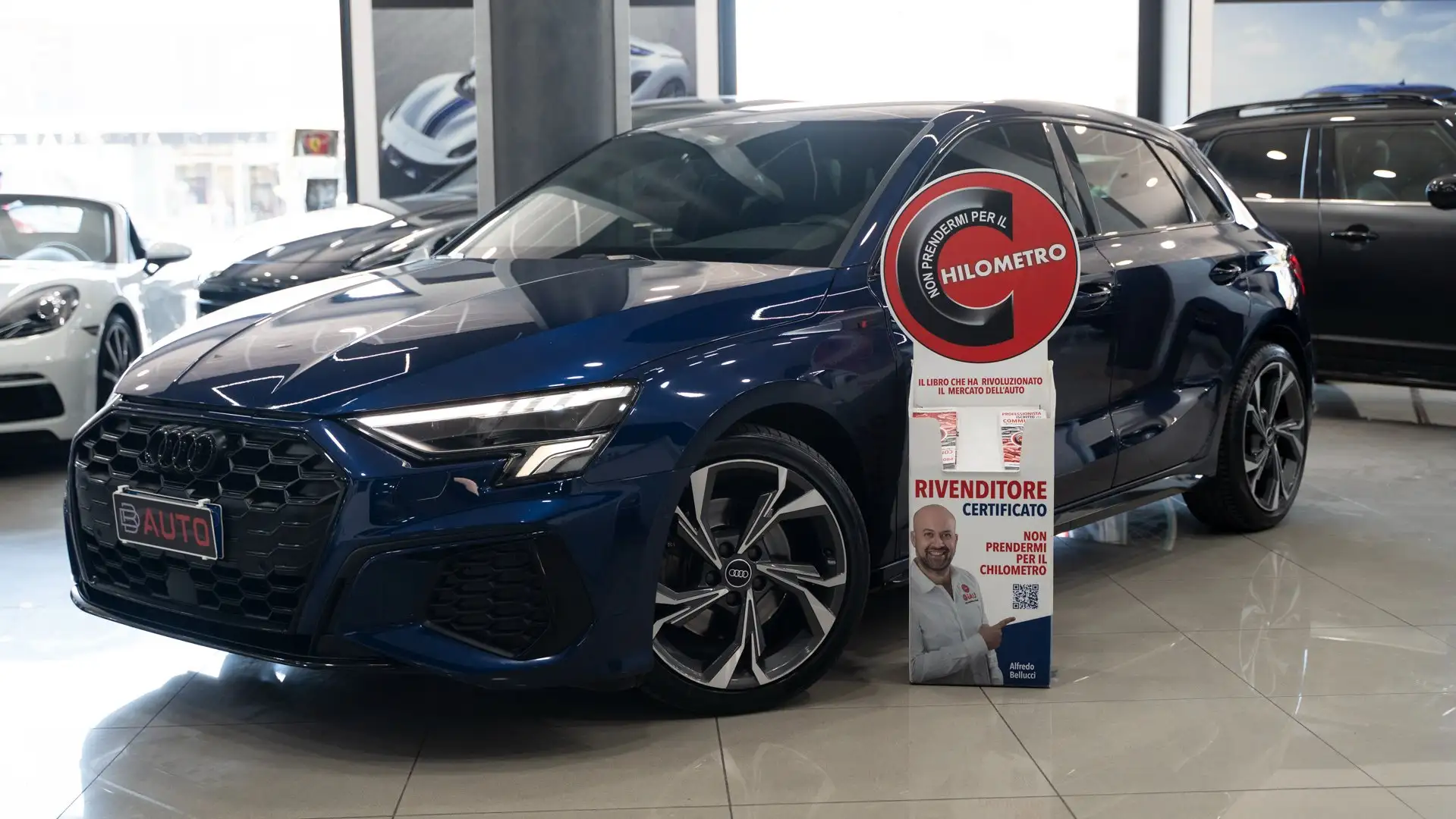 Audi A3 SPB 35 2.0 TDI S LINE XENO BEO PACK LUCI NAVI S TR Blu/Azzurro - 1