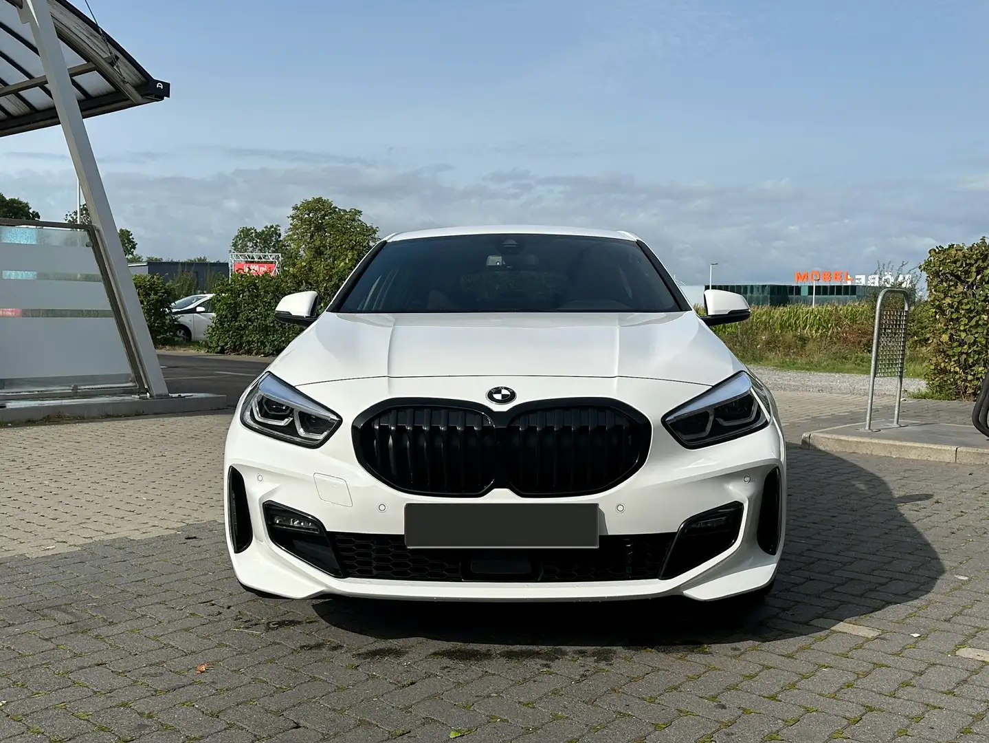 BMW 118 118 d Blanc - 2