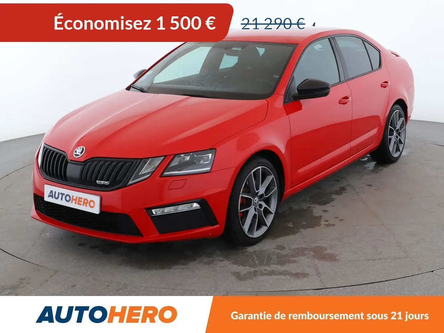 Skoda Octavia 2.0 TSI RS DSG6 Rouge - 1