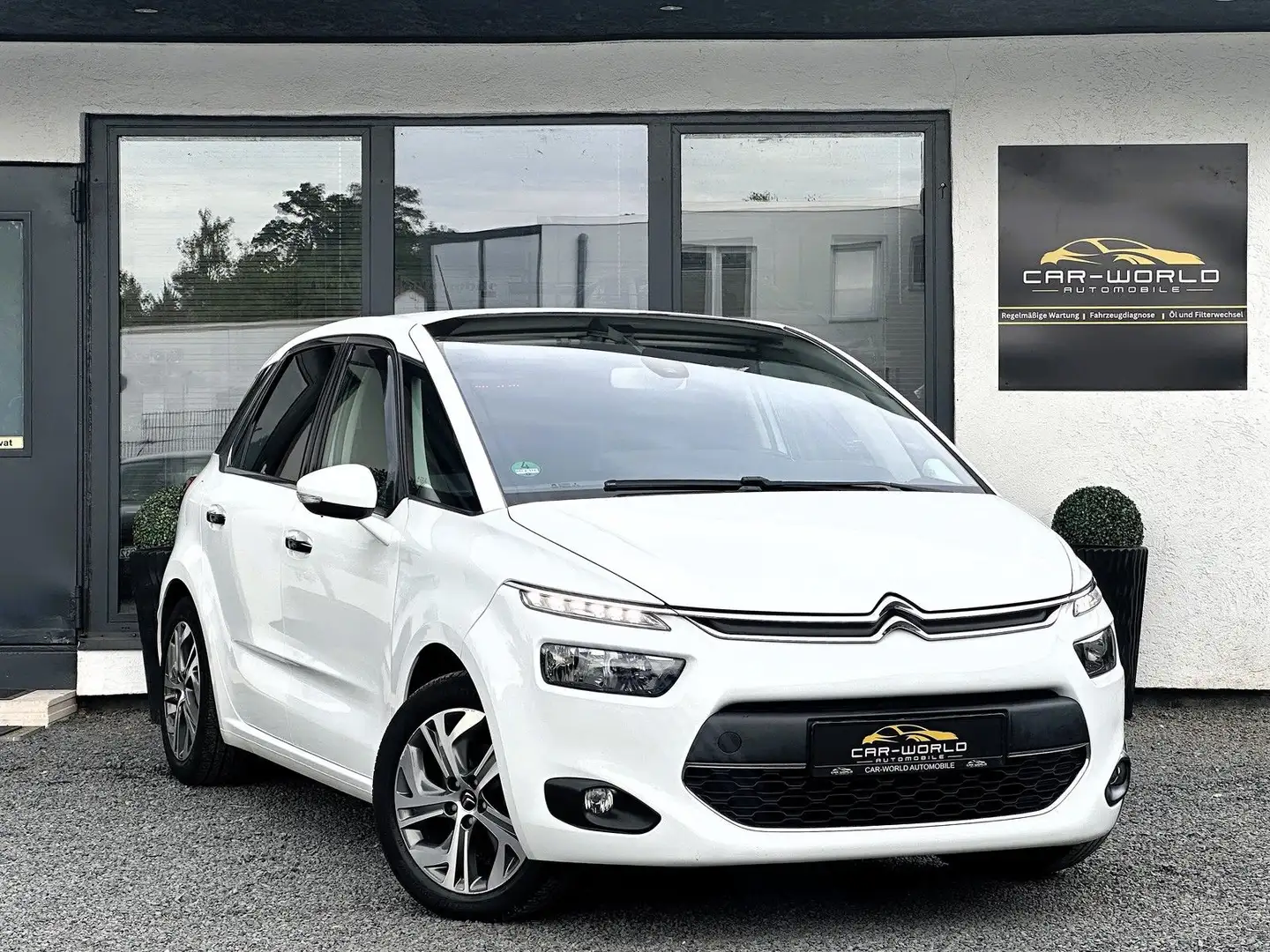 Citroen C4 Picasso/Spacetourer NAVI SCHECKHEFT Garantie White - 2