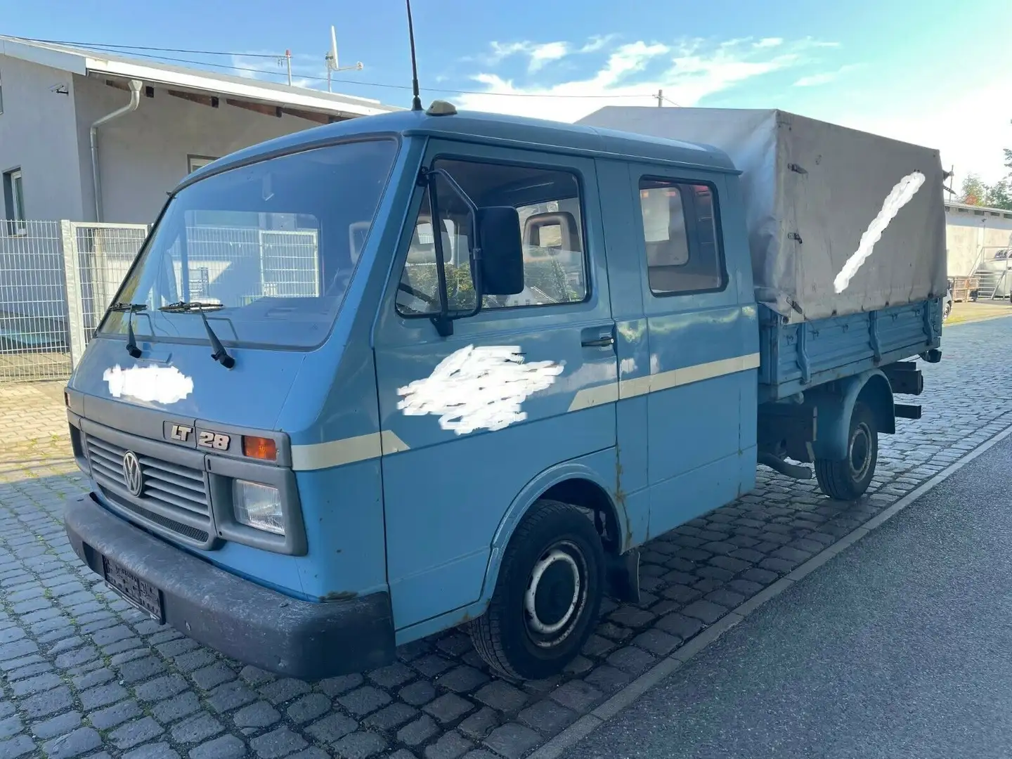 Volkswagen LT 28 Doka Pritche Bleu - 1