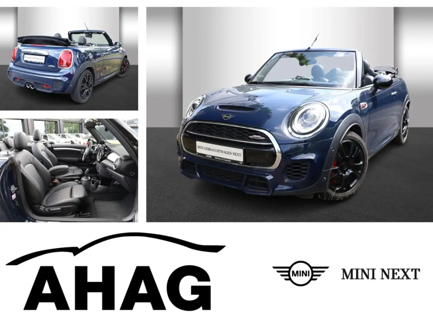 MINI John Cooper Works Cabrio Sport Aut. Klimaaut. Blau - 1