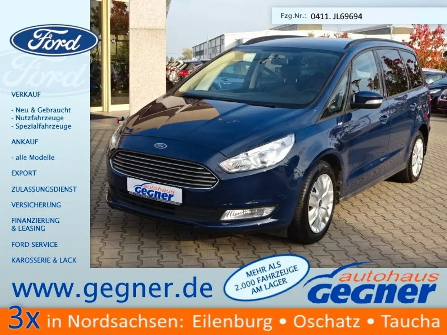 Ford Galaxy 165PS Trend Klimaautom. Winter Blau - 1
