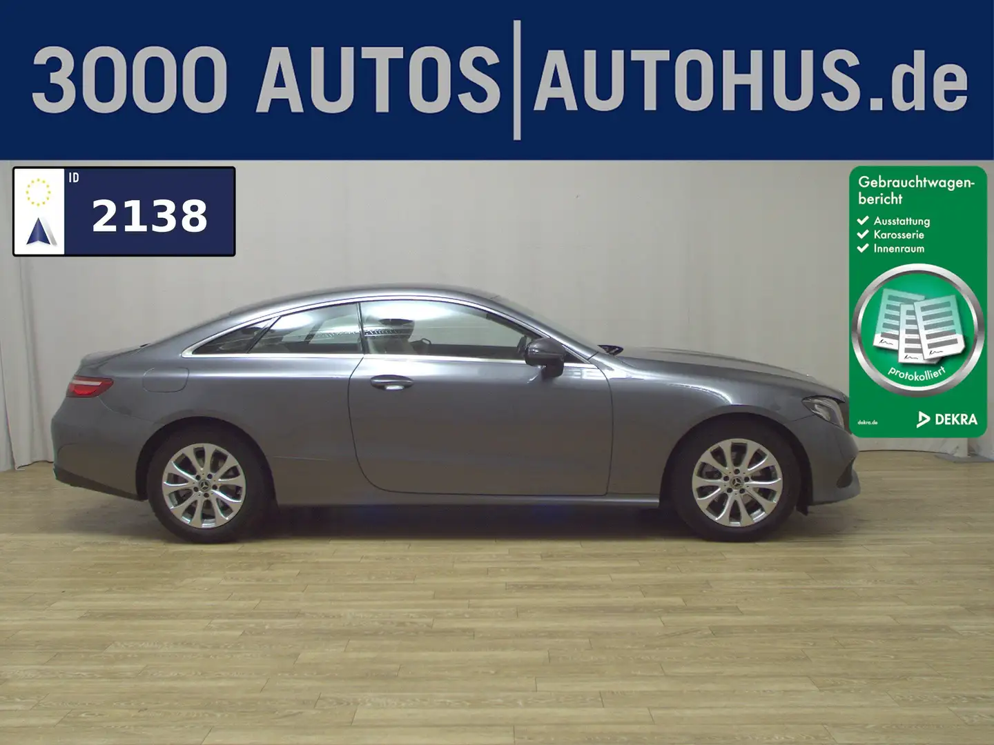Mercedes-Benz E 200 Coupé Avantgarde Leder COMAND LED HuD 360° Grau - 1