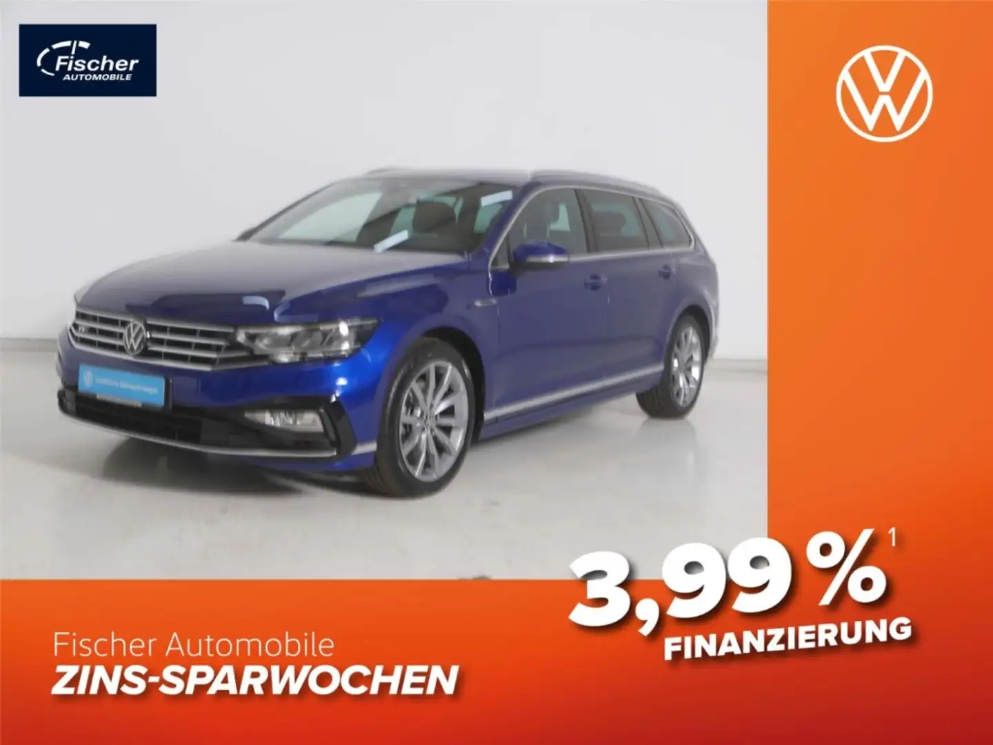 Volkswagen Passat Variant 2.0 TSI R-Line DSG AHK/LED/NAV Azul - 1