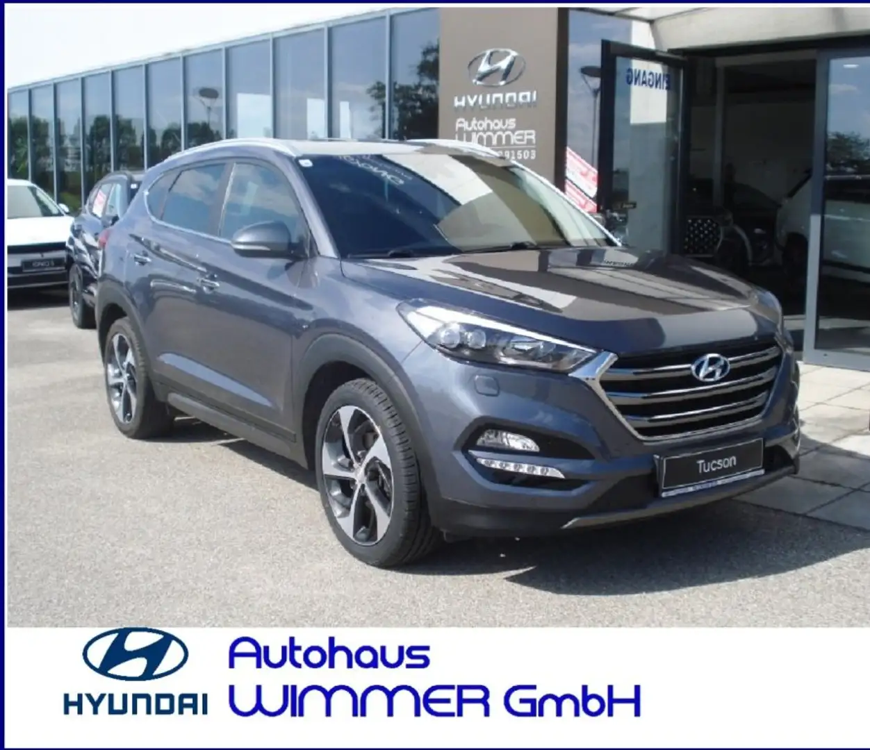 Hyundai TUCSON Style 1,7 CRDi 2WD DCT 815m-P5-O4 Grau - 1