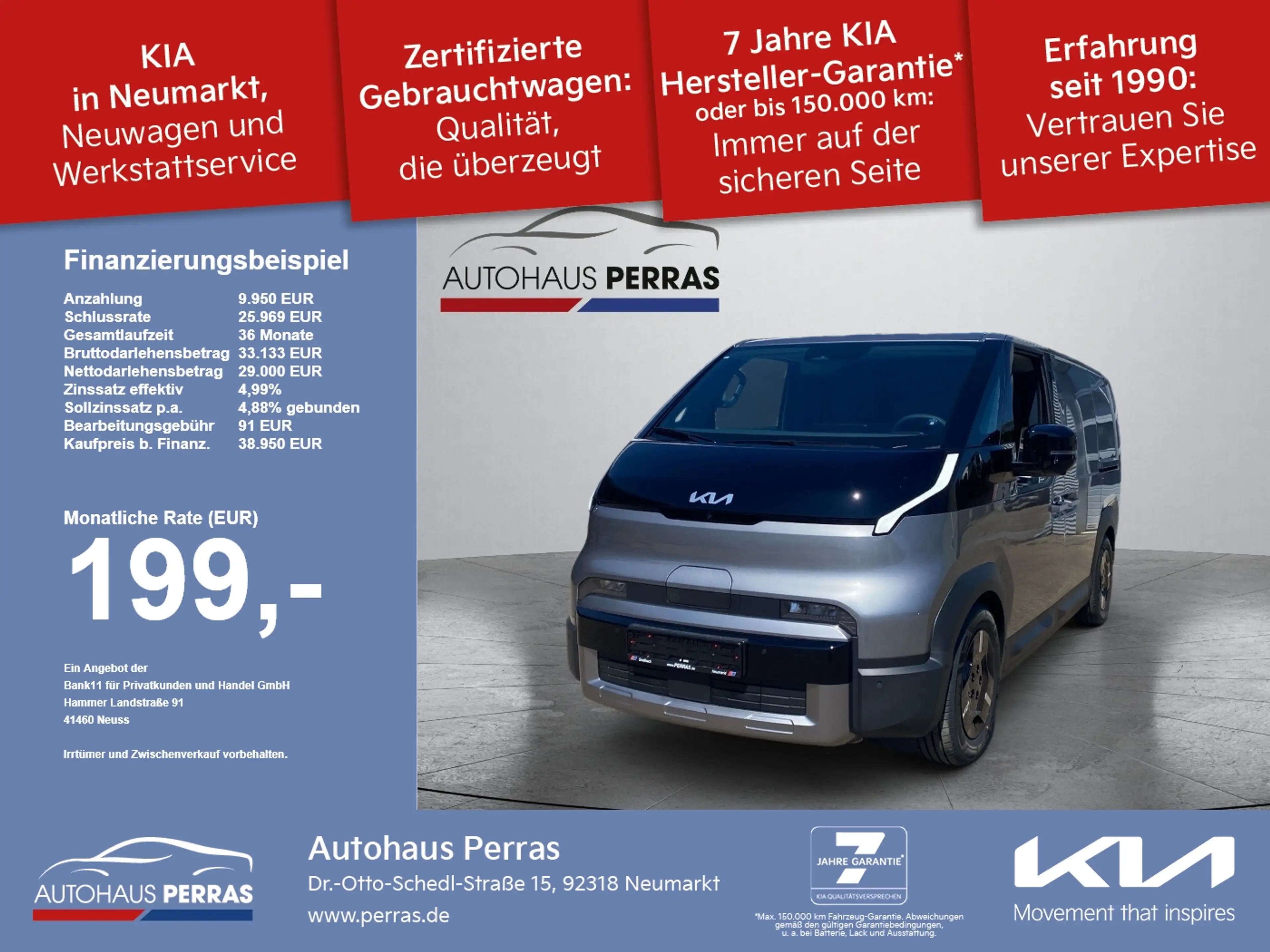 Kia PV5 Cargo L2H1 4T ELITE 71.2W ACC+SHZ+360+Kam.