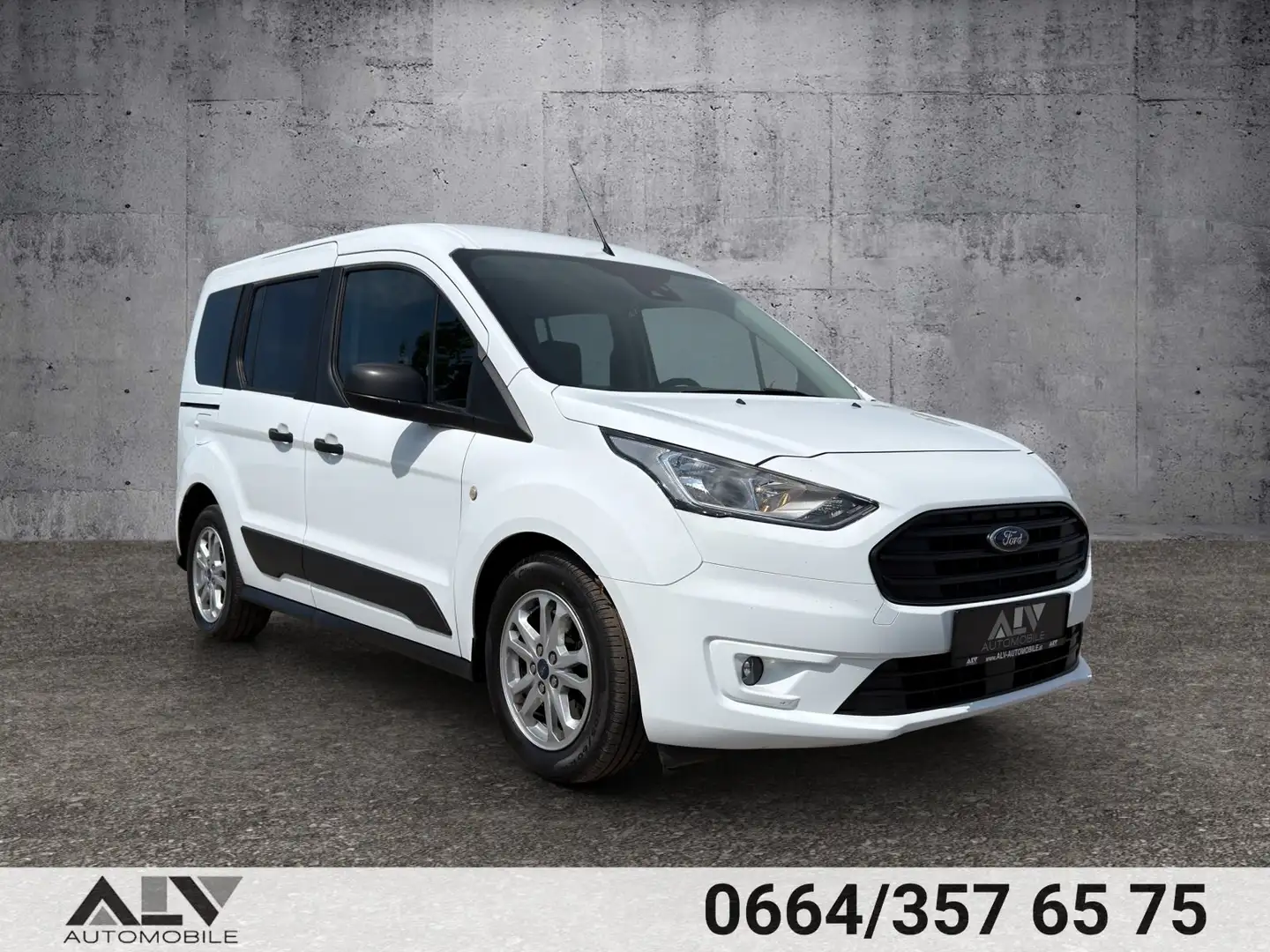 Ford Transit Connect Kombi Trend TDCI ACC|Spur|RFK|Mwst. Weiß - 1