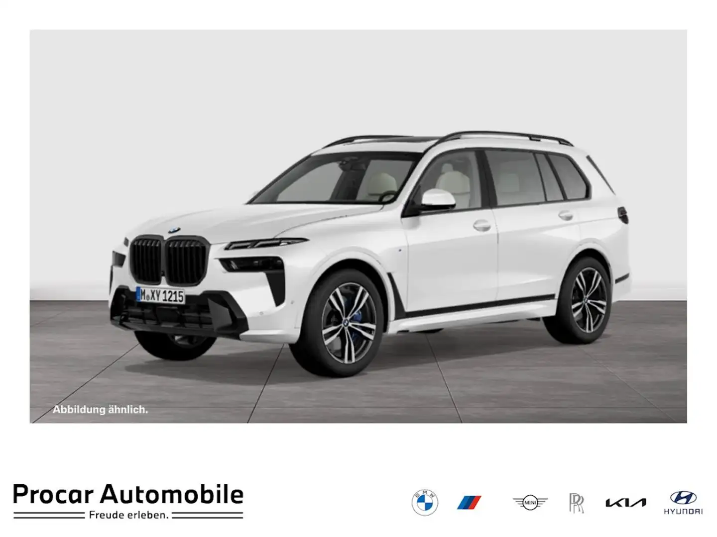 BMW X7 xDrive40d M Sport HUD PANO ACC RFK NAVI LED Weiß - 1