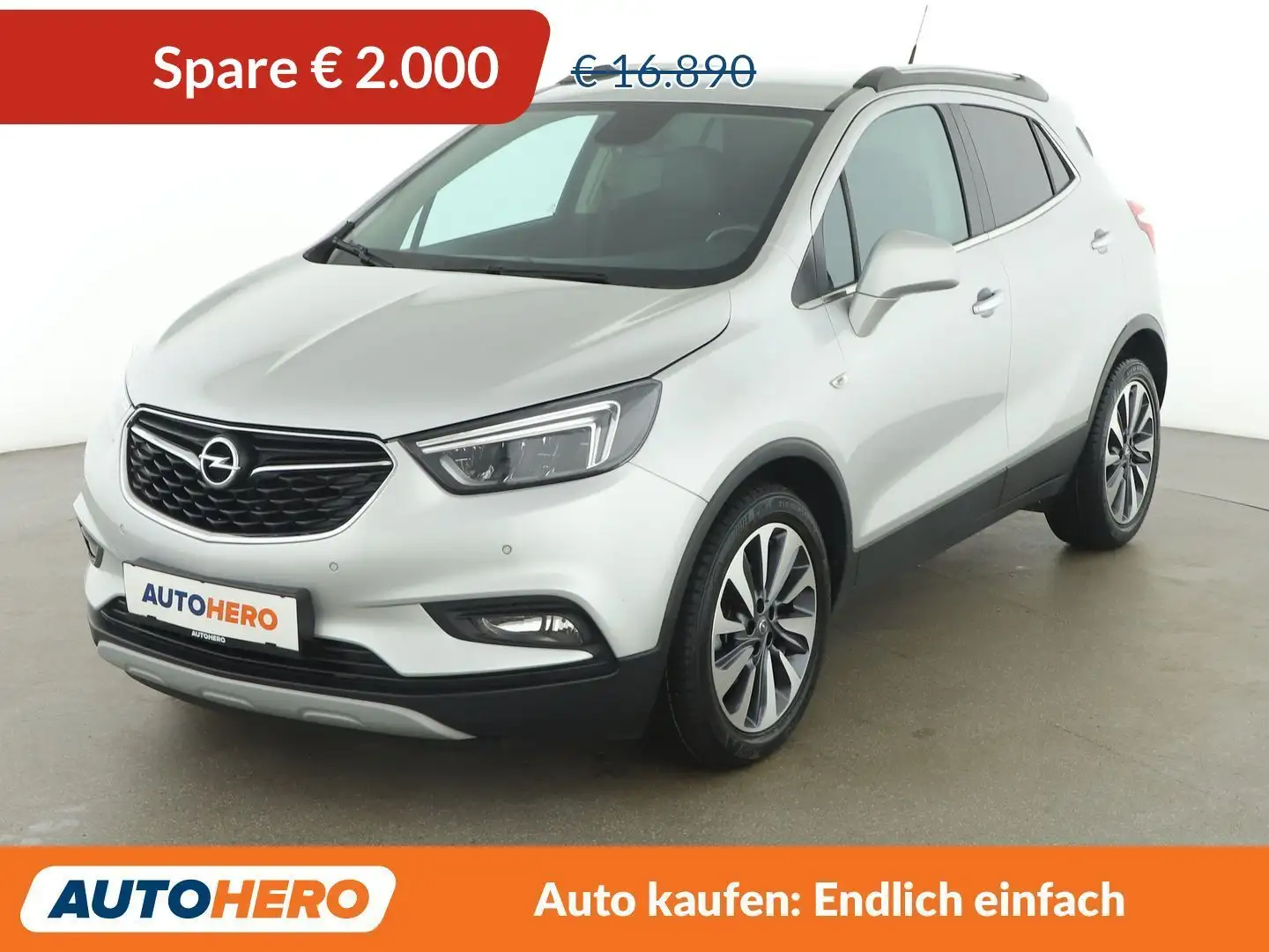 Opel Mokka X 1.4 Turbo Innovation Aut.*SHZ*NAVI*BT*CAM* Silber - 1