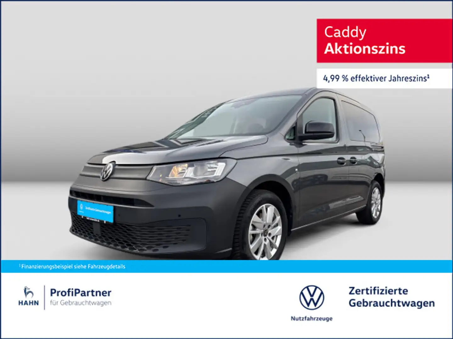 Volkswagen Caddy 5 2,0TDI 75kW EPH NAVI KAMERA GAJA KLIMAA Grijs - 1