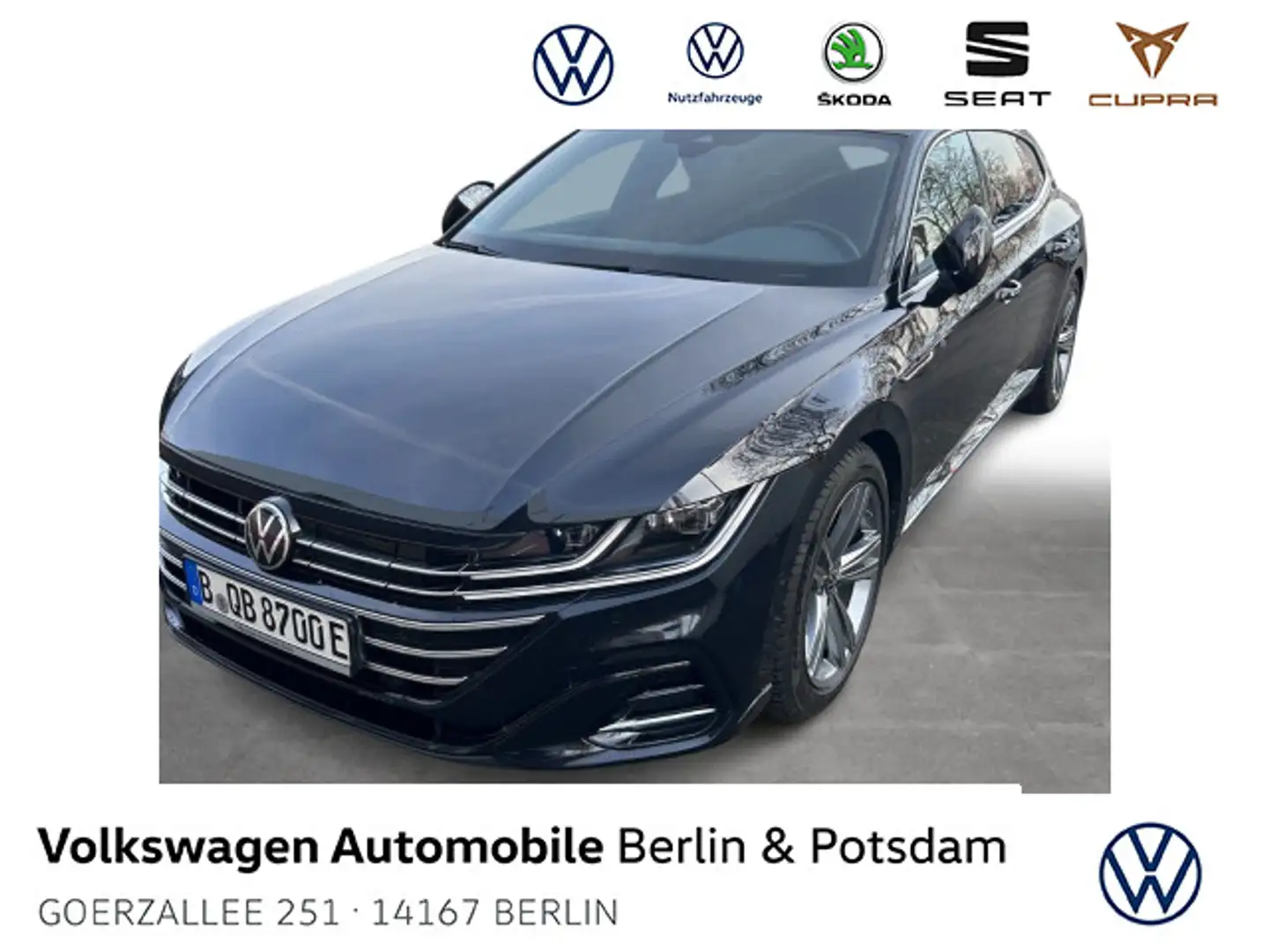 Volkswagen Arteon 1,4 l eHybrid DSG R-Line Schwarz - 1