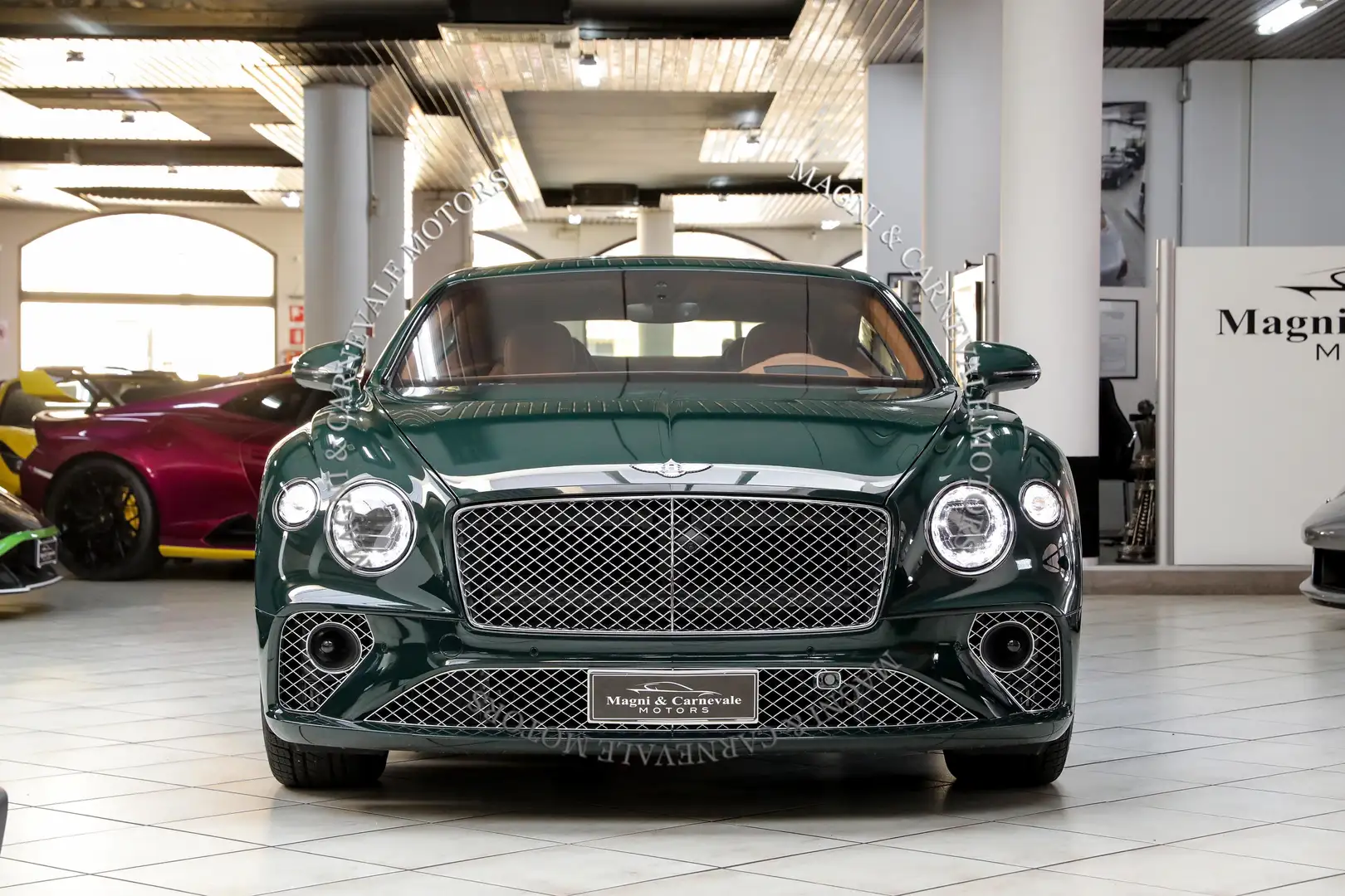 Bentley Continental GT V8|TOURING SPECS|NIGHT VIEW|21''|TETTO|FULL OPT Yeşil - 2