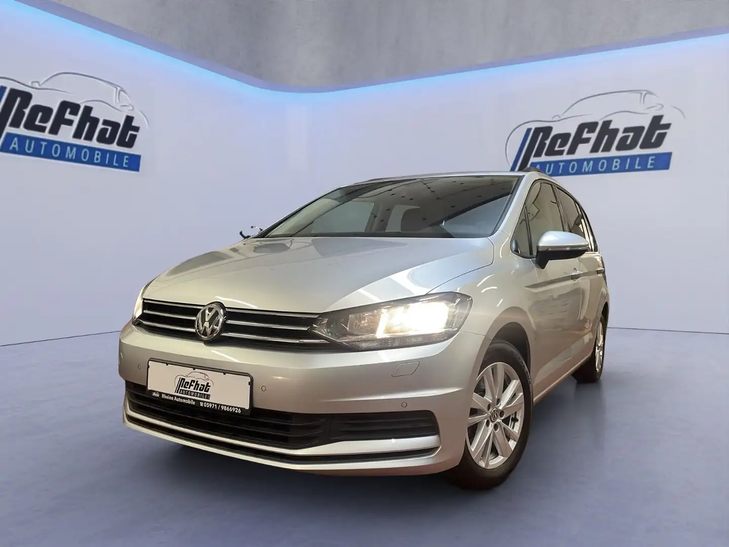 Volkswagen Touran Comfortline BMT*MASSAGE*LED*PDC*AHK*TOUCH Silber - 1