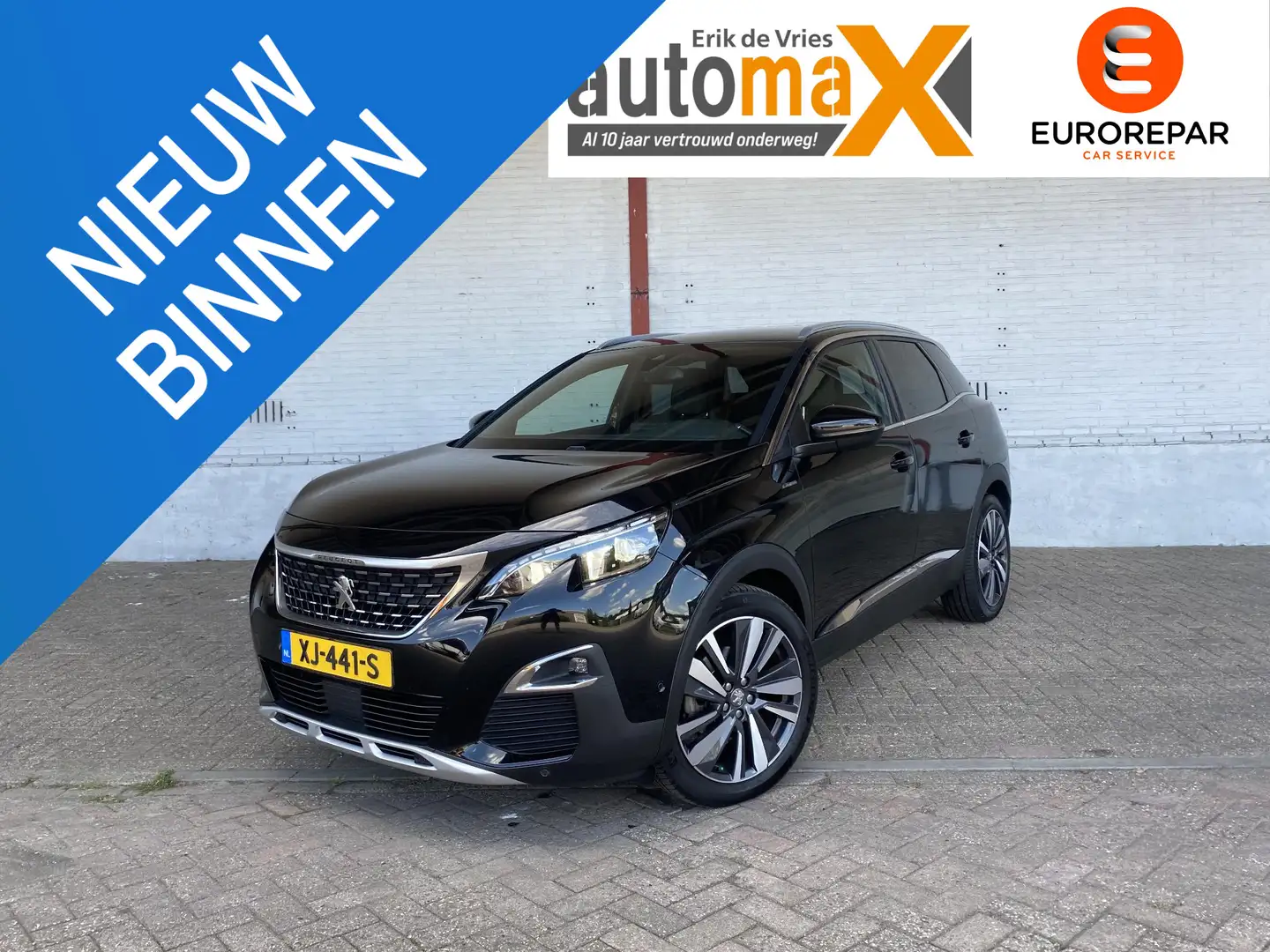 Peugeot 3008 1.2 GT Line |Dealer Onderhouden!|Gt-Line!|CarPlay! Schwarz - 1