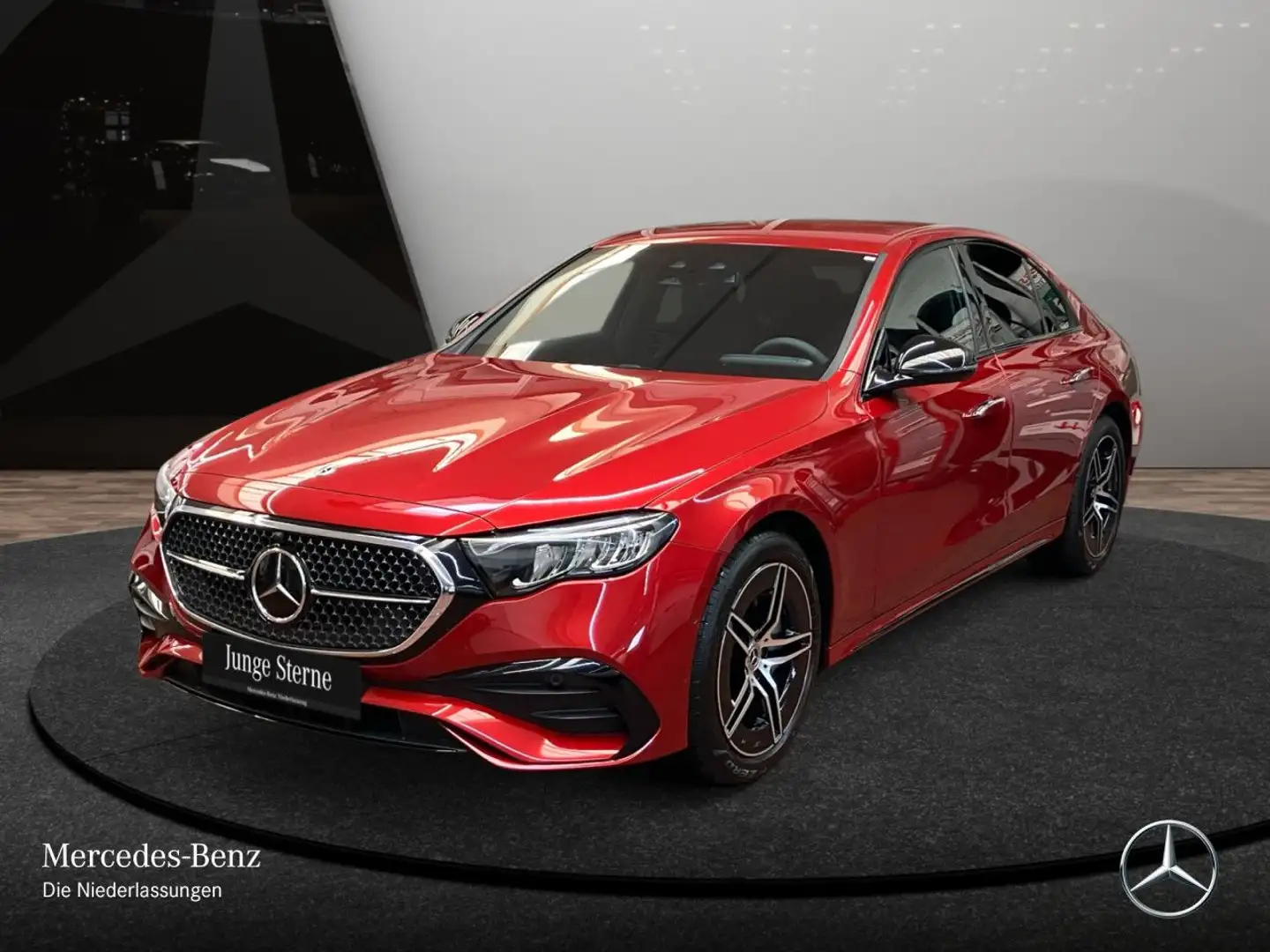 Mercedes-Benz E 300 e AMG Fahrass Burmester Distr. LED AHK Night Rosso - 2