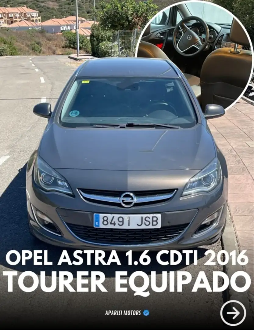 Opel Astra ST 1.6CDTi S/S Excellence 136 Gris - 1