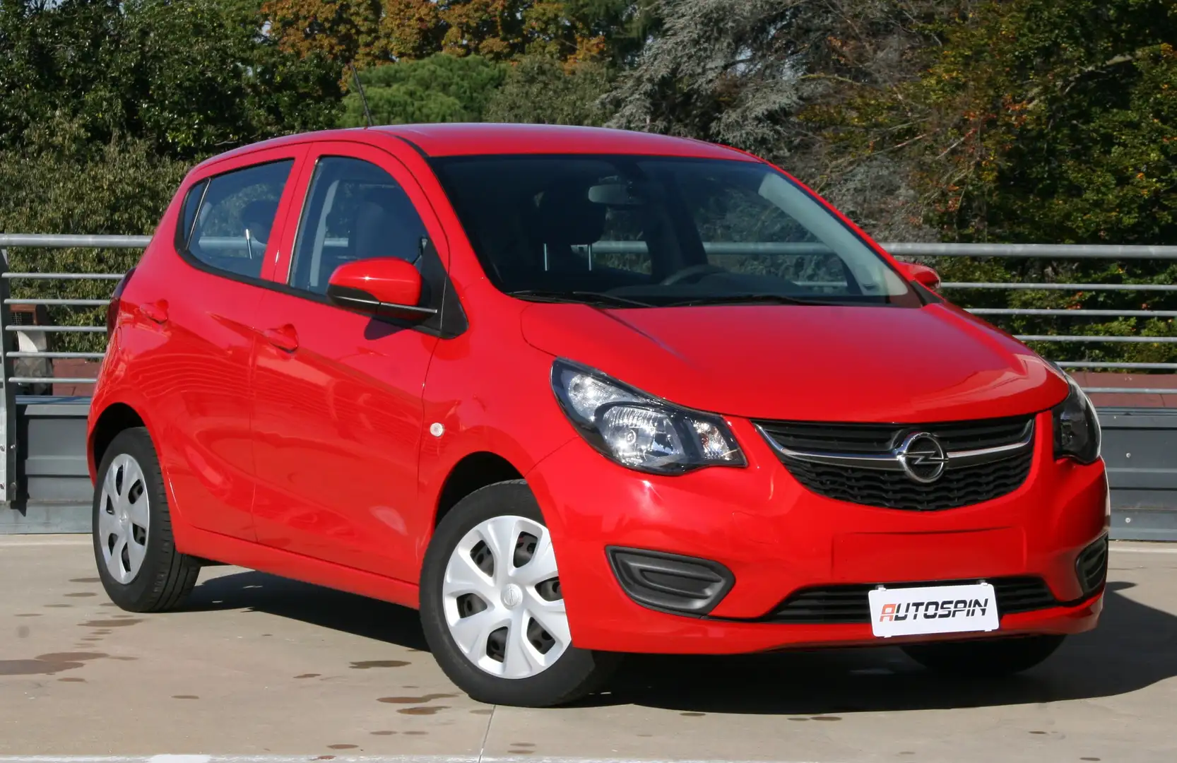 Opel Karl Enjoy 75cv OK NEOPATENTATI Rojo - 2