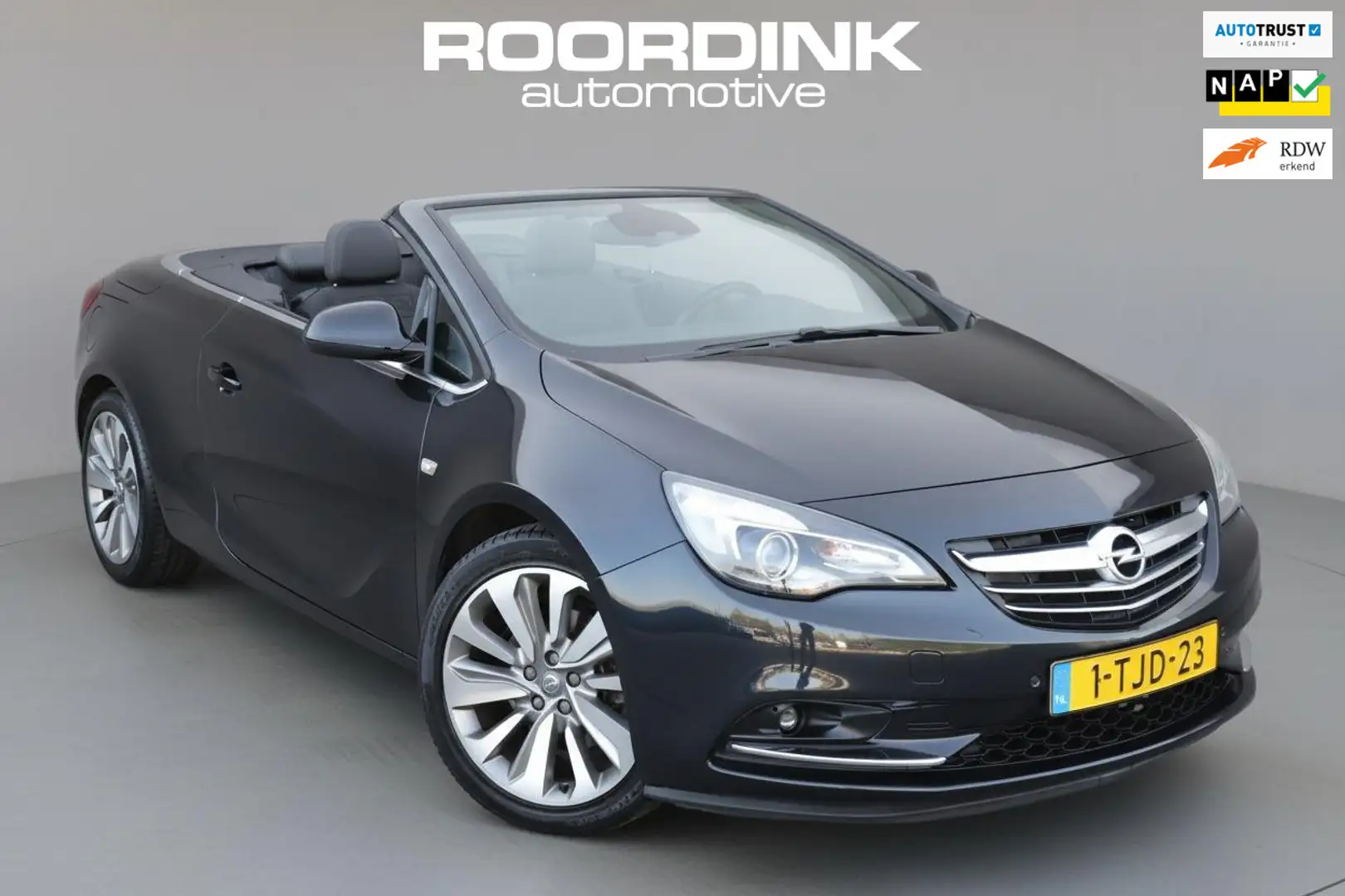 Opel Cascada Navi|half-leder|Cruise|100DKM!| Zwart - 1