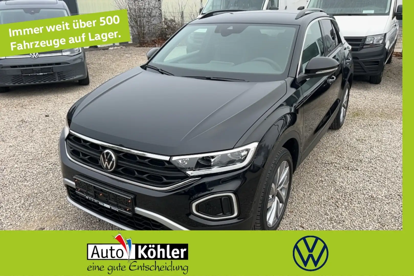Volkswagen T-Roc Goal TSi DSG Tageszulassung ACC FLA AHK Schwarz - 1