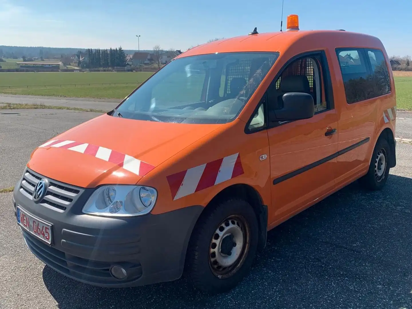 Volkswagen Caddy Kasten EcoFuel*AHK*SR+WR*DACHKLAPPE* Orange - 1
